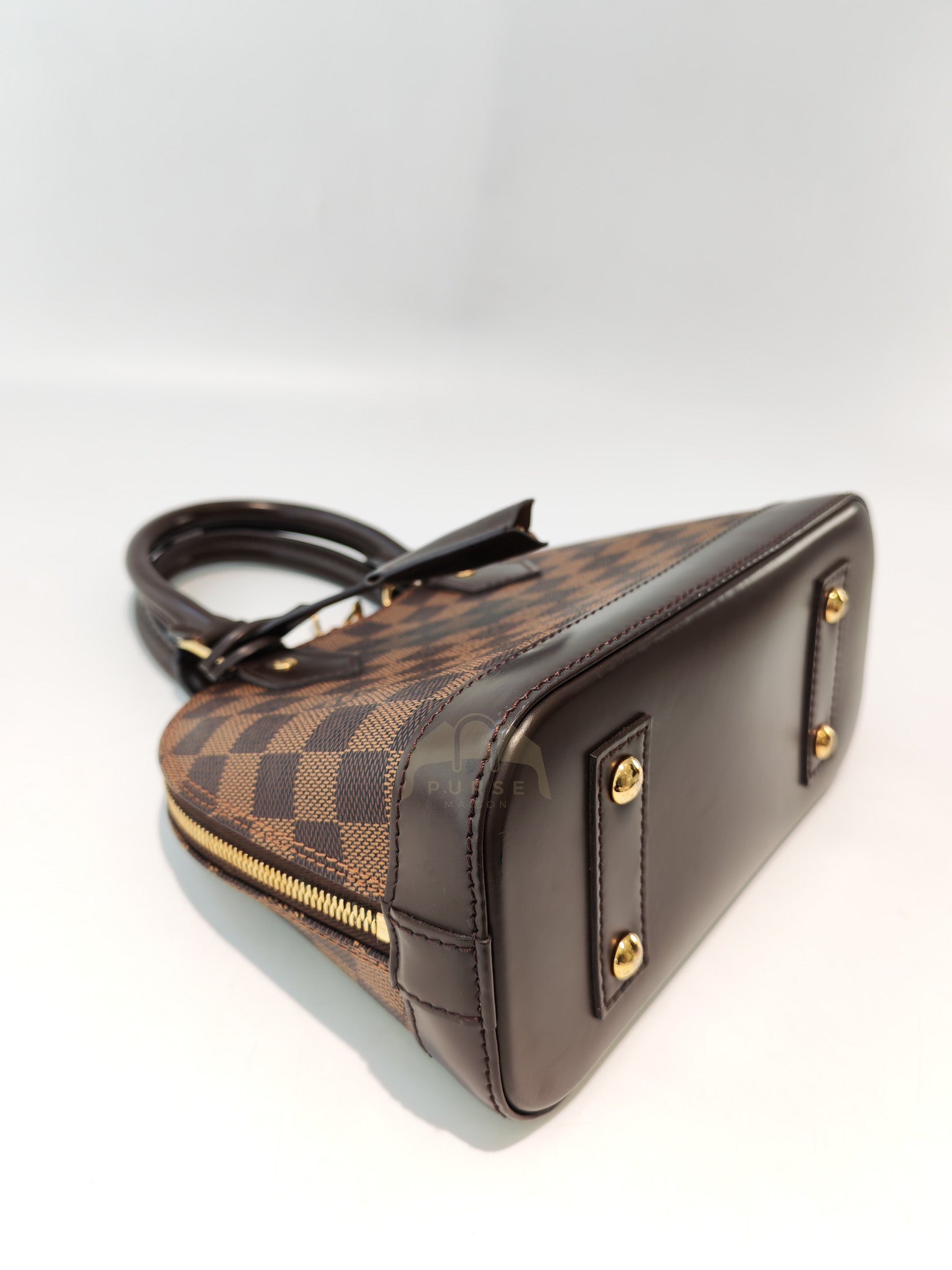 Alma BB in Damier Ebene Canvas (Date code: AR4108) | Purse Maison Luxury Bags Shop