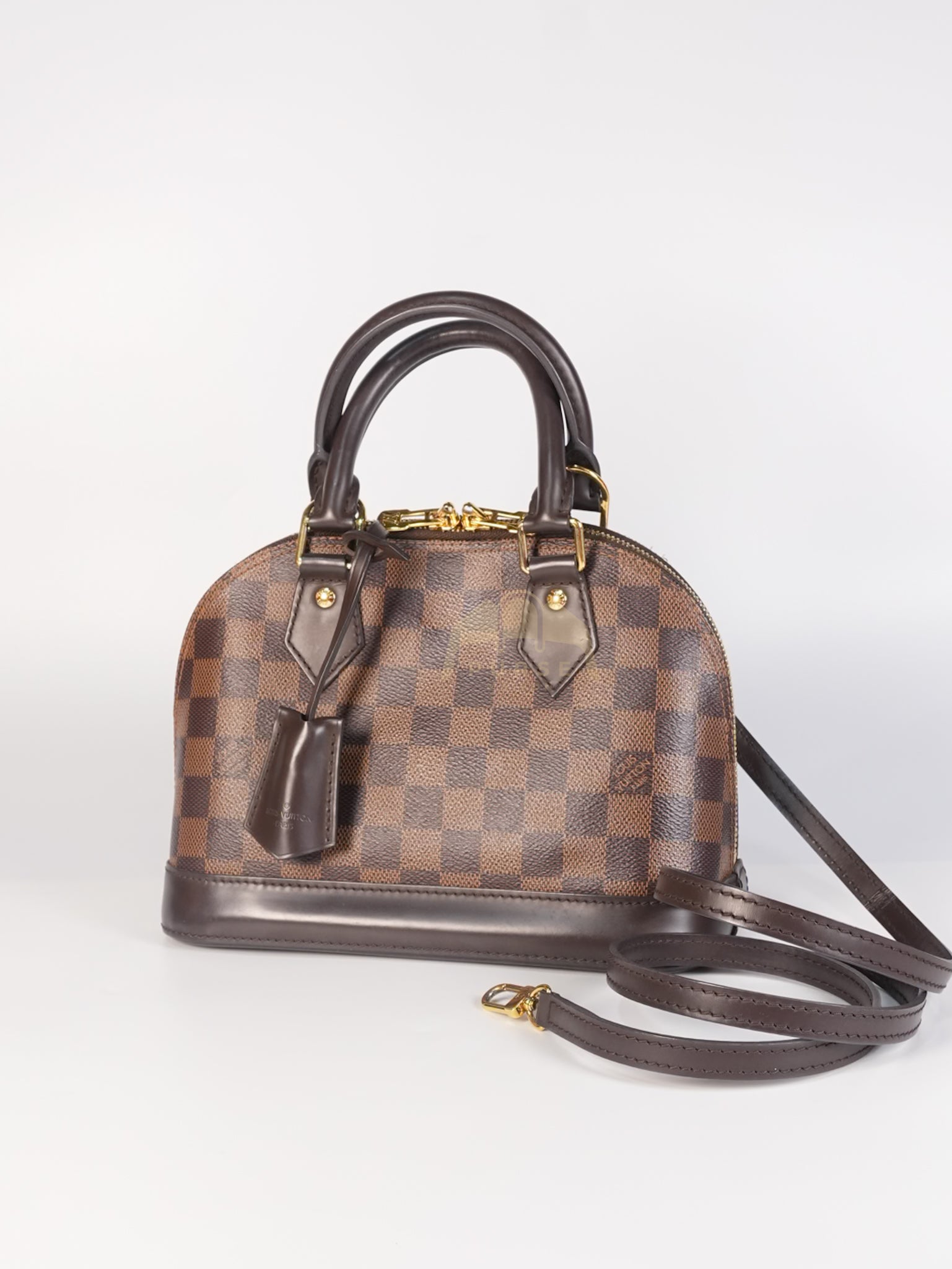 Alma BB in Damier Ebene Canvas (Date Code: CT2179) | Purse Maison Luxury Bags Shop