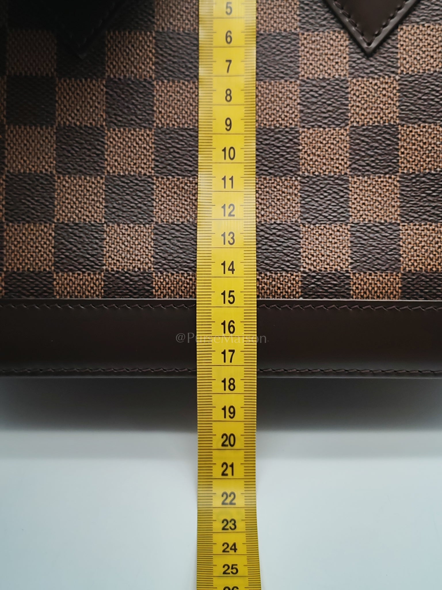 Alma BB in Damier Ebene Canvas (Microchip) | Purse Maison Luxury Bags Shop
