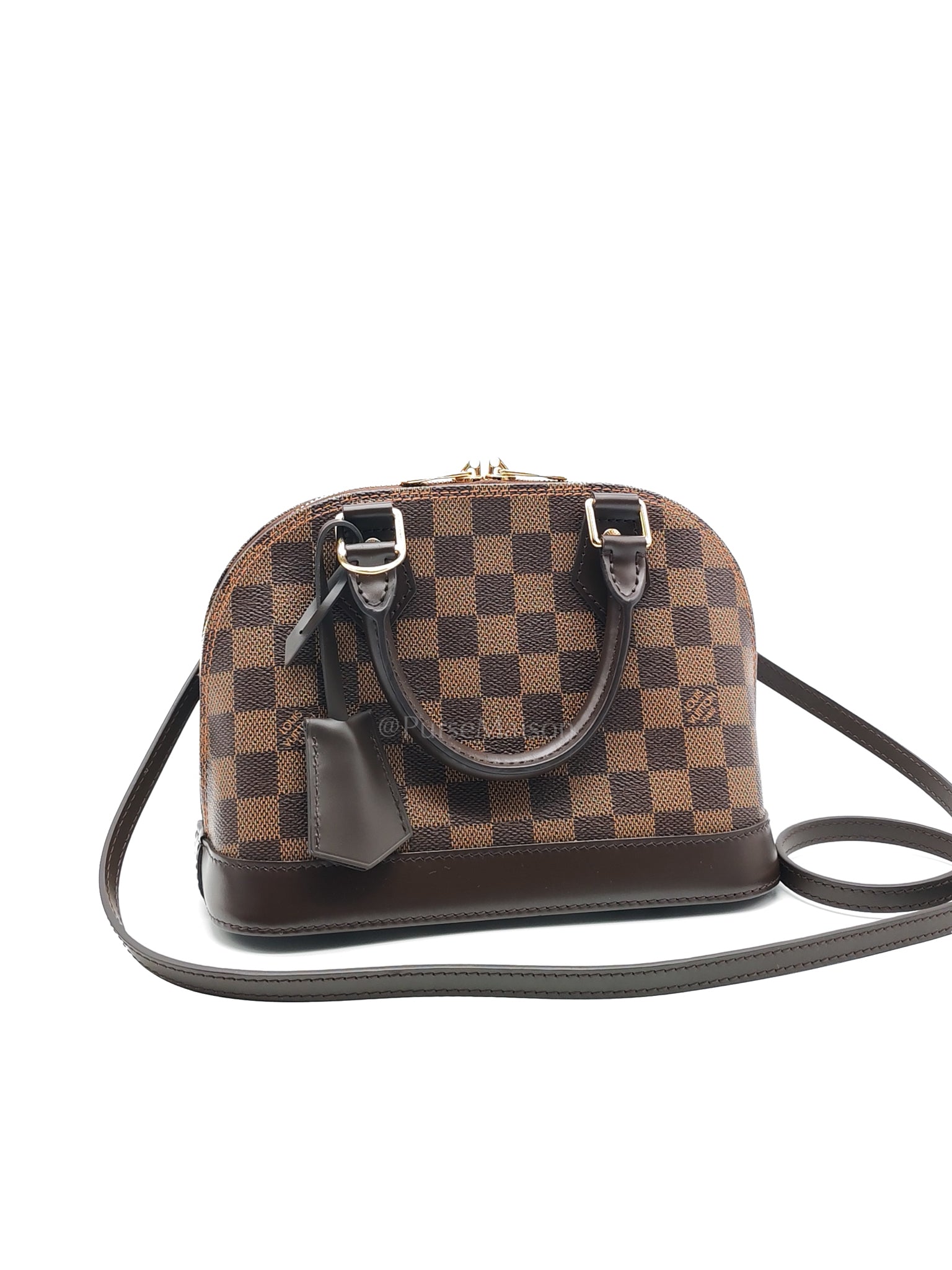 Alma BB in Damier Ebene Canvas (Microchip) | Purse Maison Luxury Bags Shop