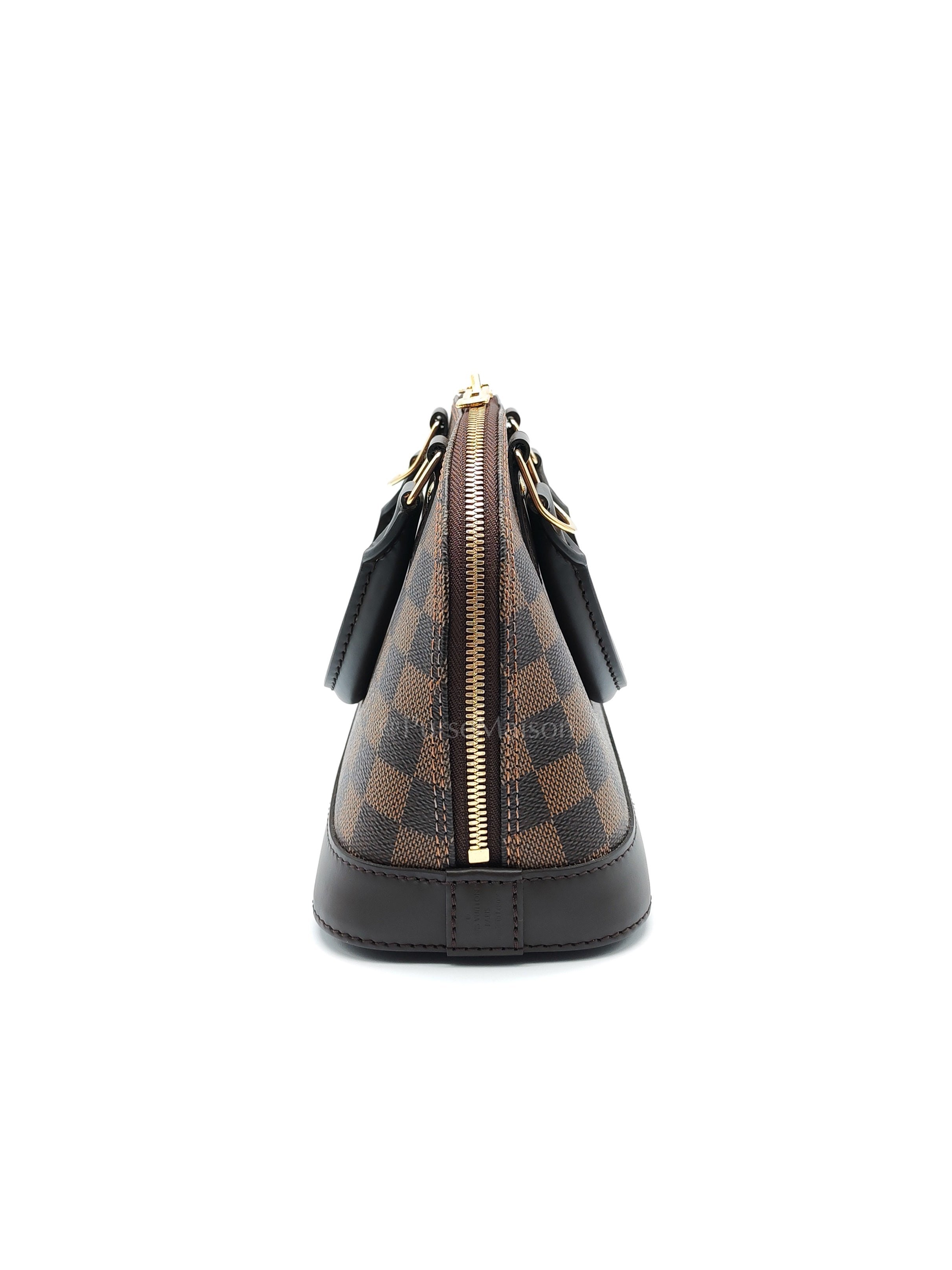 Alma BB in Damier Ebene Canvas (Microchip) | Purse Maison Luxury Bags Shop