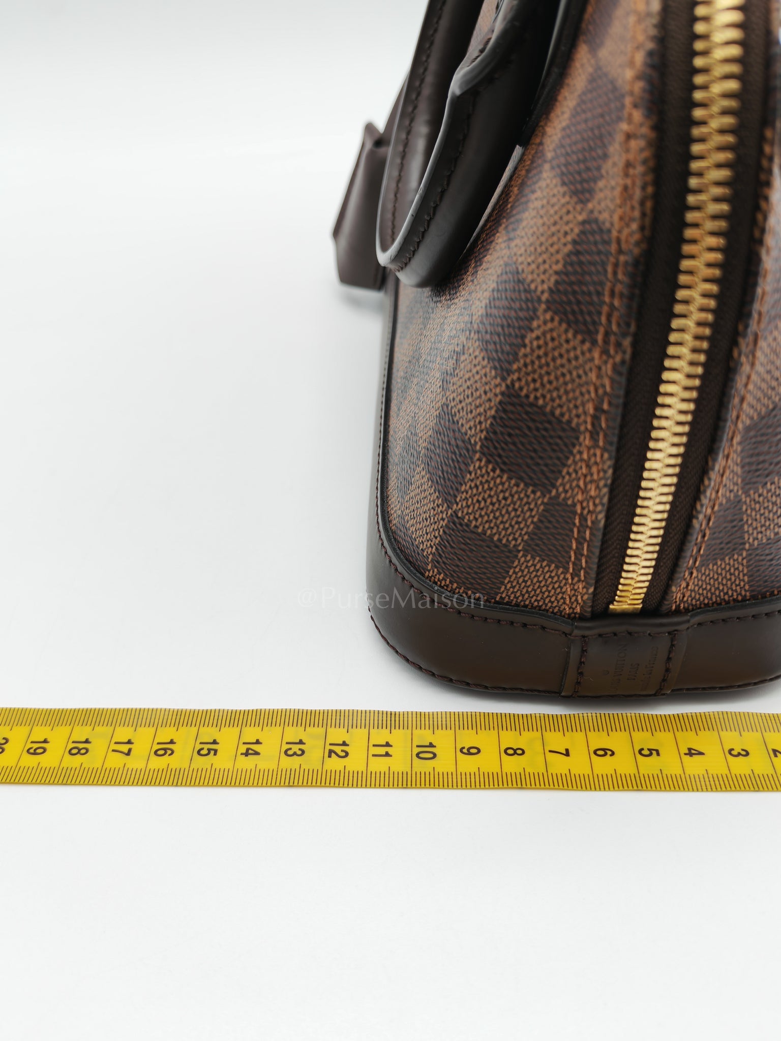 Alma BB in Damier Ebene Canvas Shoulder Bag (Date Code: AR3189) | Purse Maison Luxury Bags Shop