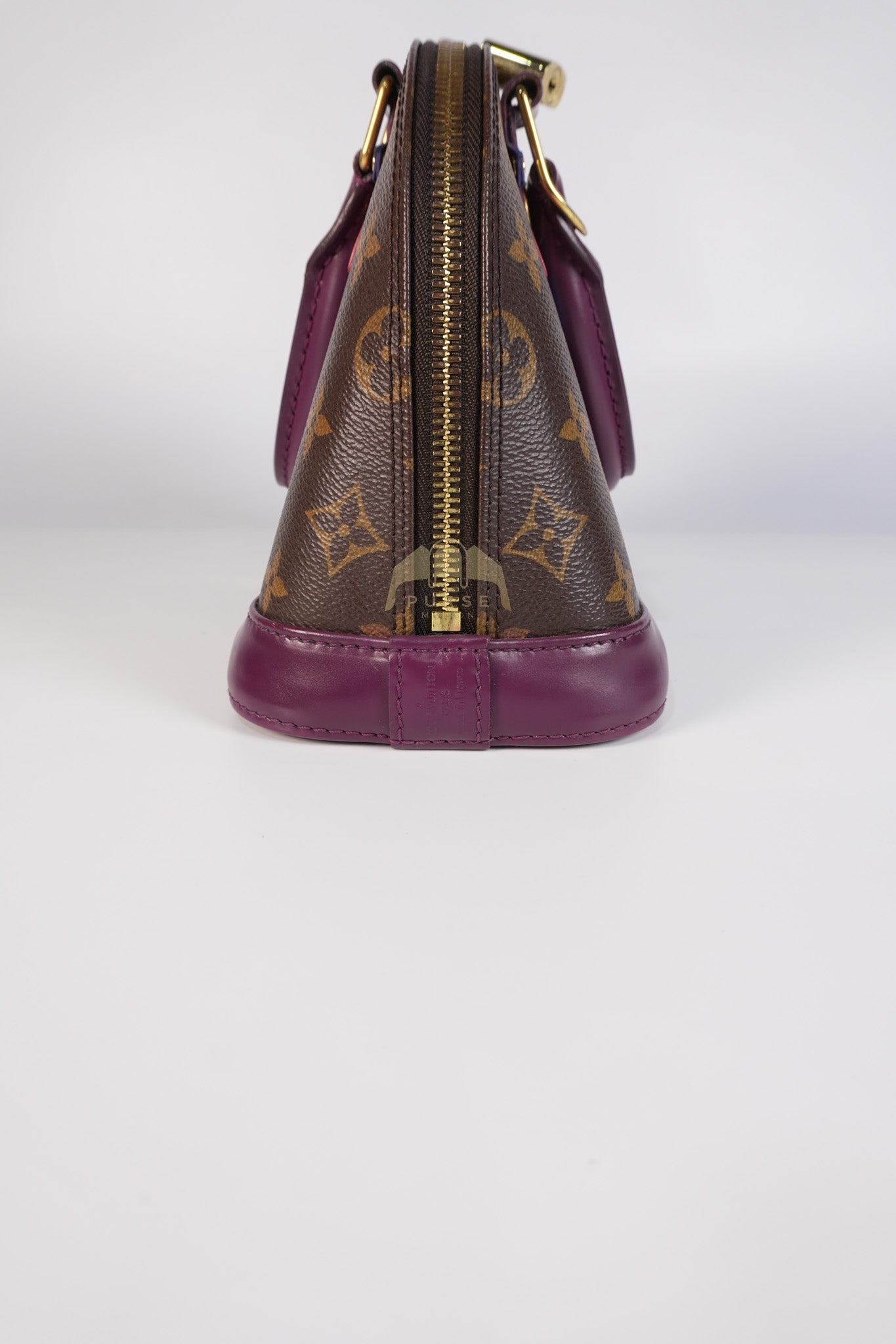 Alma BB in Magenta Monogram Canvas Totem & Gold Hardware (Date Code: FL2165) | Purse Maison Luxury Bags Shop