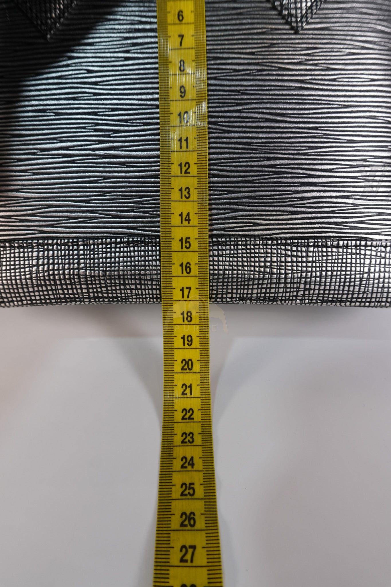 Alma BB in Metallic Silver Epi Leather & Silver Hardware (Date Code: SN1195) | Purse Maison Luxury Bags Shop