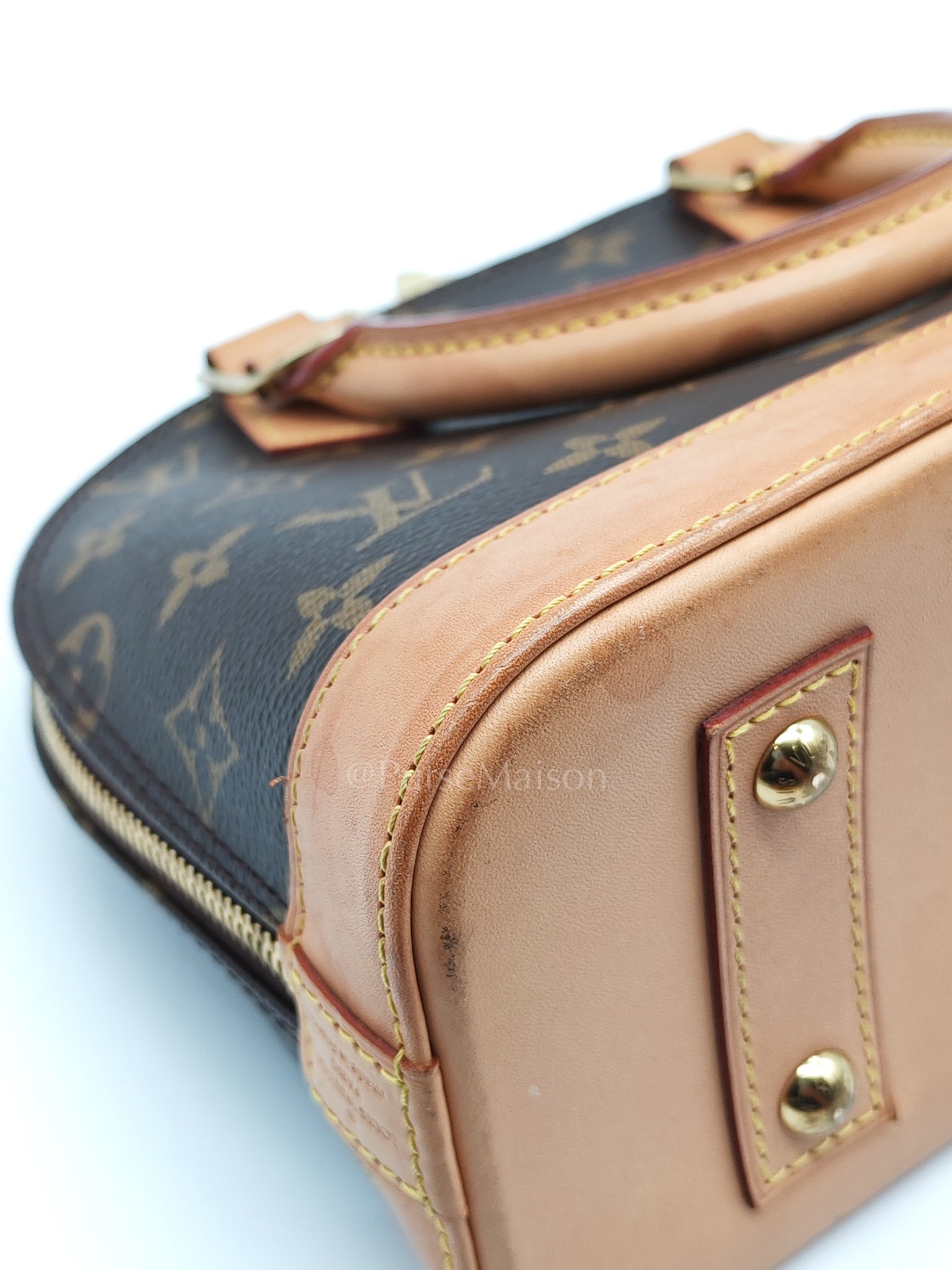 Alma BB in Monogram Canvas (Date code: FL4260) | Purse Maison Luxury Bags Shop