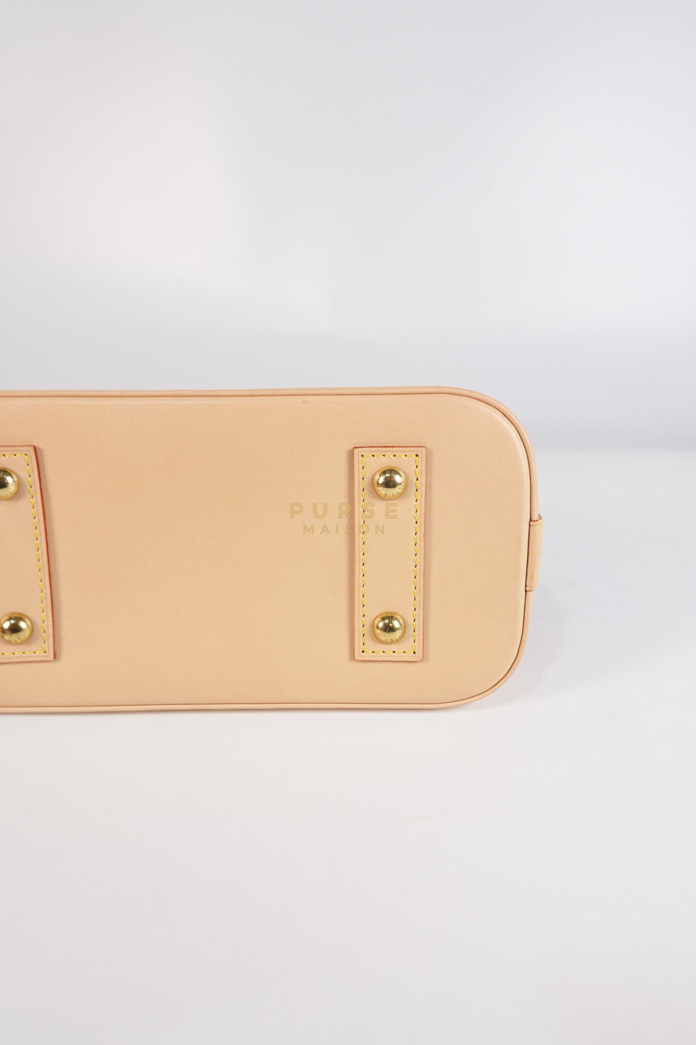 Alma BB in Monogram Canvas & Gold Hardware (Microchip) | Purse Maison Luxury Bags Shop