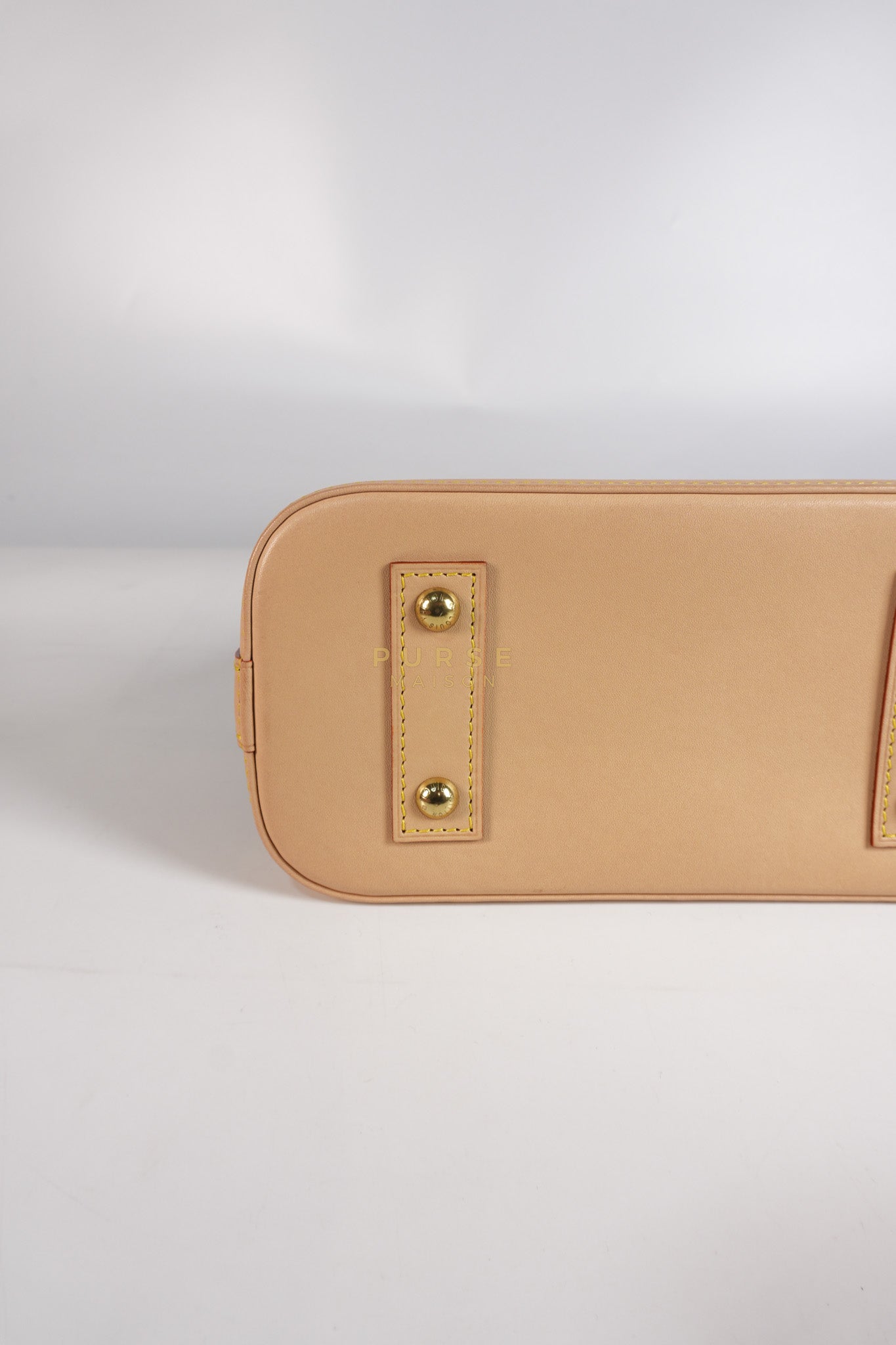 Alma BB in Monogram Canvas & Gold Hardware (Microchip) | Purse Maison Luxury Bags Shop