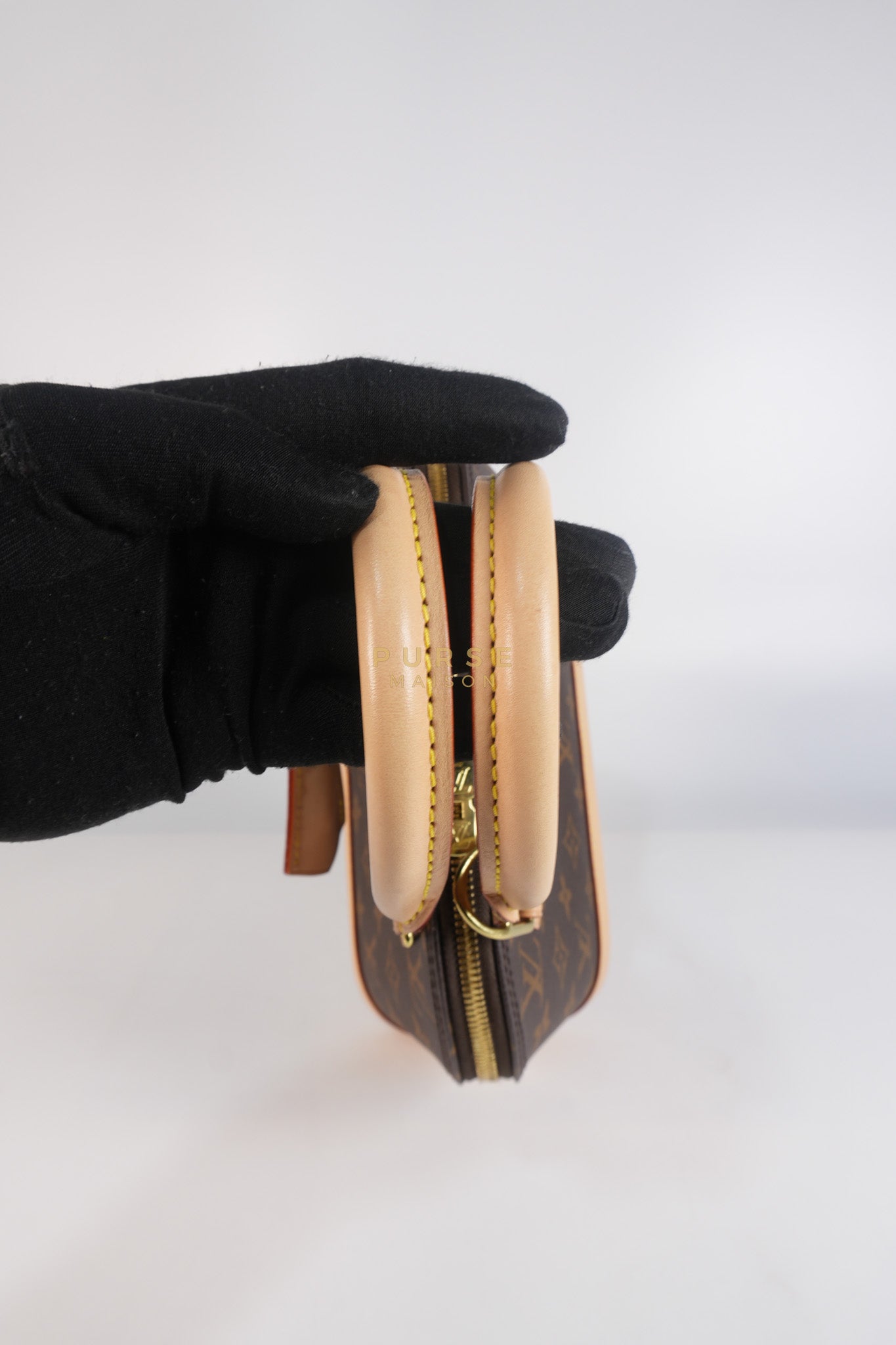 Alma BB in Monogram Canvas & Gold Hardware (Microchip) | Purse Maison Luxury Bags Shop