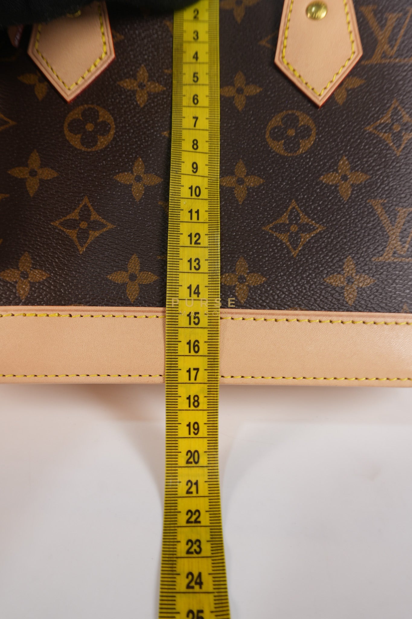 Alma BB in Monogram Canvas & Gold Hardware (Microchip) | Purse Maison Luxury Bags Shop