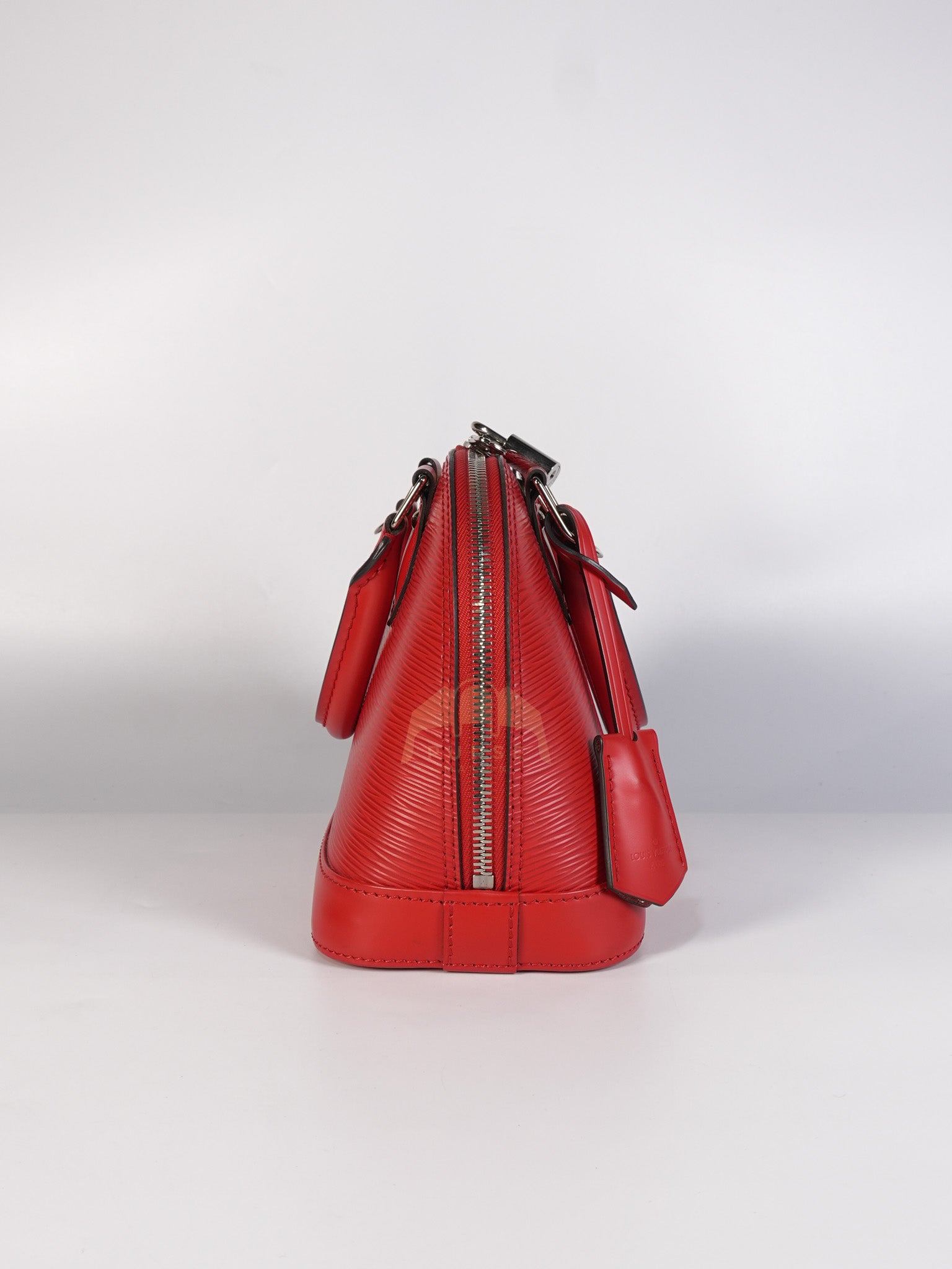 Alma BB in Red Epi Leather & Silver Hardware (Date Code: SN3136) | Purse Maison Luxury Bags Shop