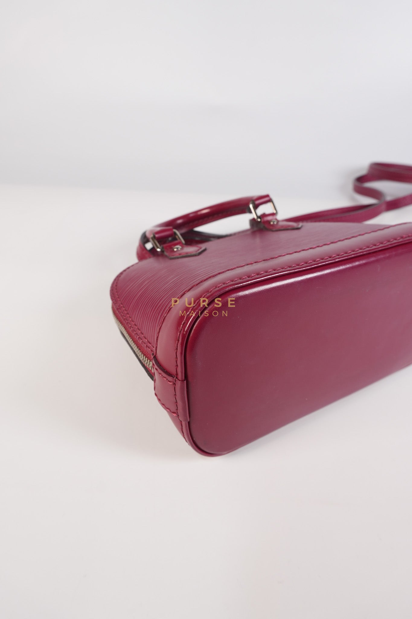 Alma Mini Red in Epi Leather (Date Code: SN4125) | Purse Maison Luxury Bags Shop