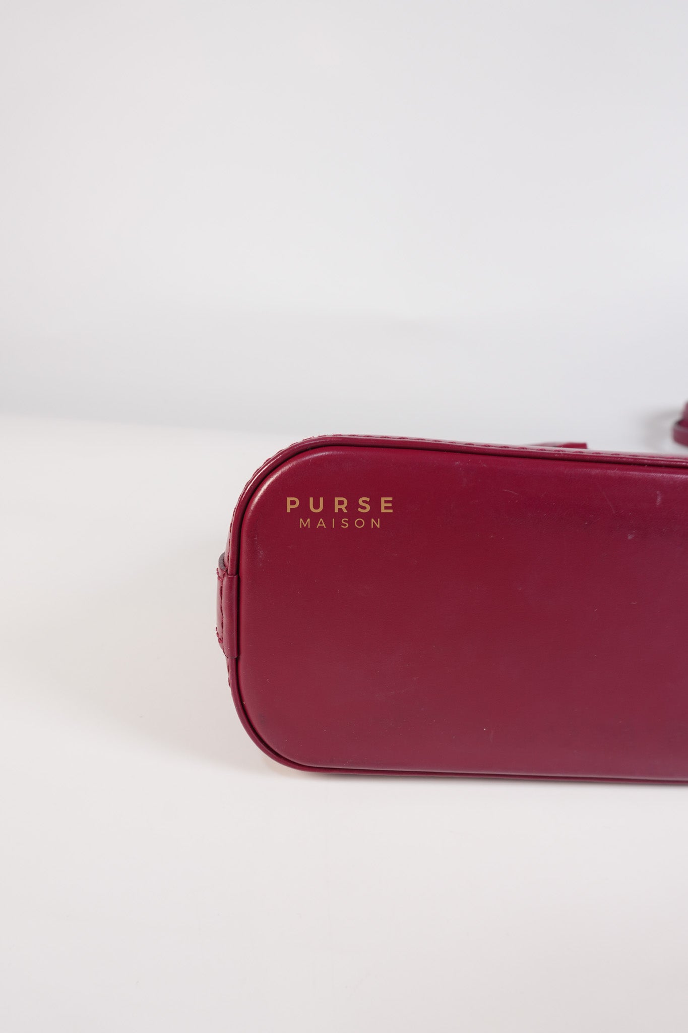 Alma Mini Red in Epi Leather (Date Code: SN4125) | Purse Maison Luxury Bags Shop