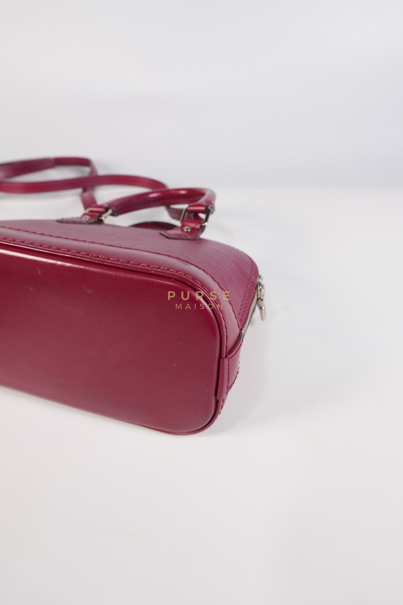 Alma Mini Red in Epi Leather (Date Code: SN4125) | Purse Maison Luxury Bags Shop