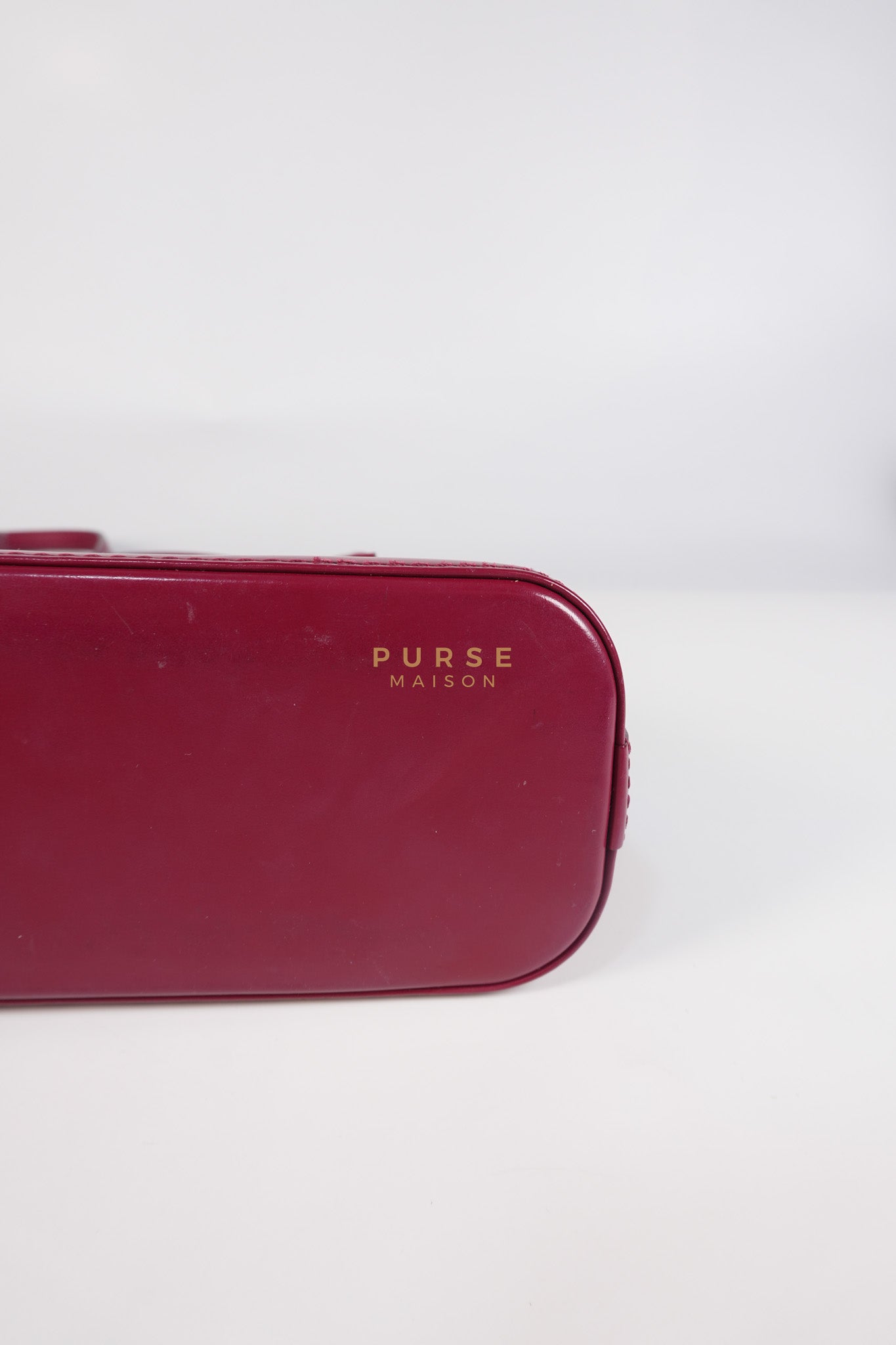 Alma Mini Red in Epi Leather (Date Code: SN4125) | Purse Maison Luxury Bags Shop