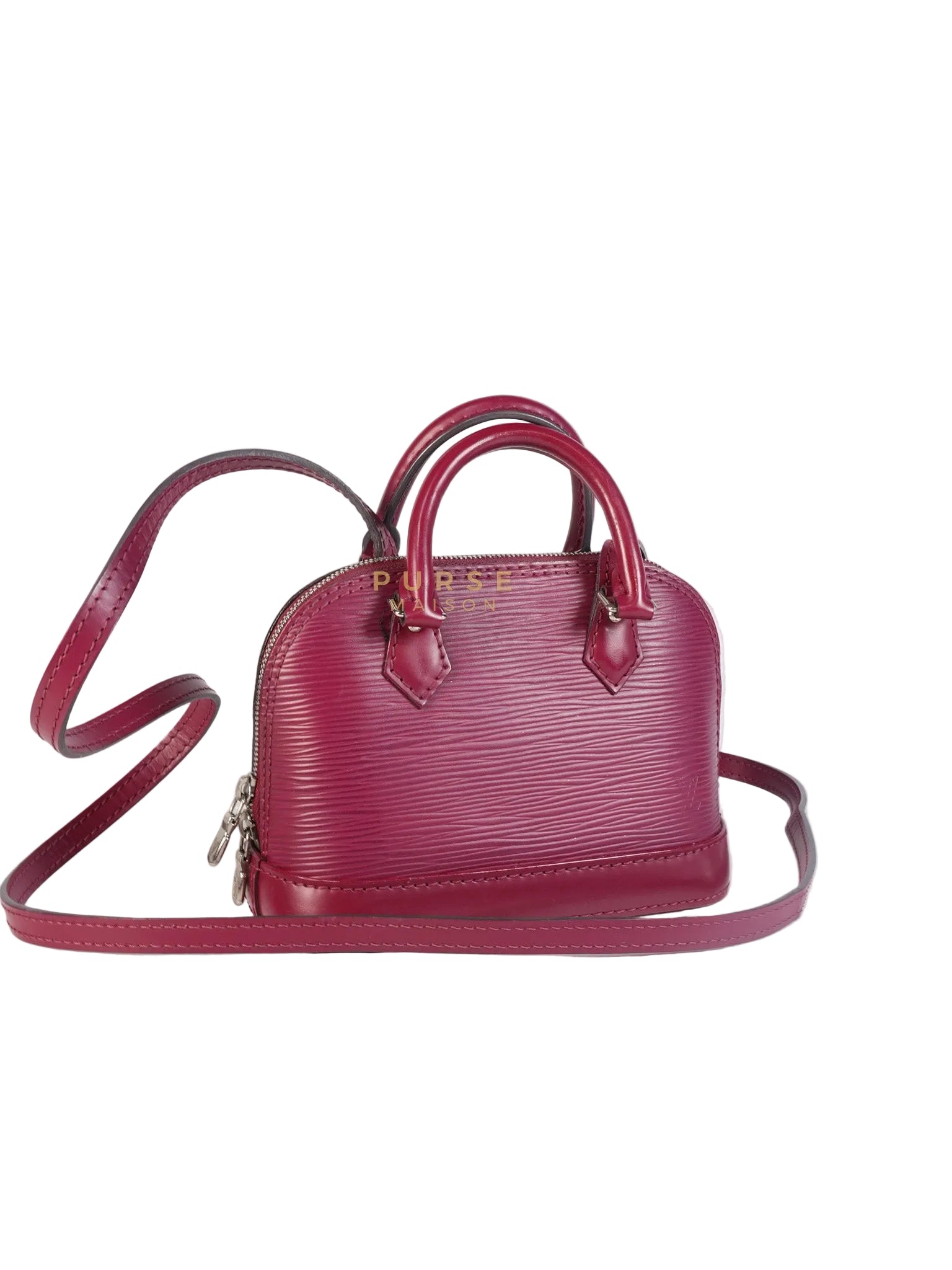 Alma Mini Red in Epi Leather (Date Code: SN4125) | Purse Maison Luxury Bags Shop