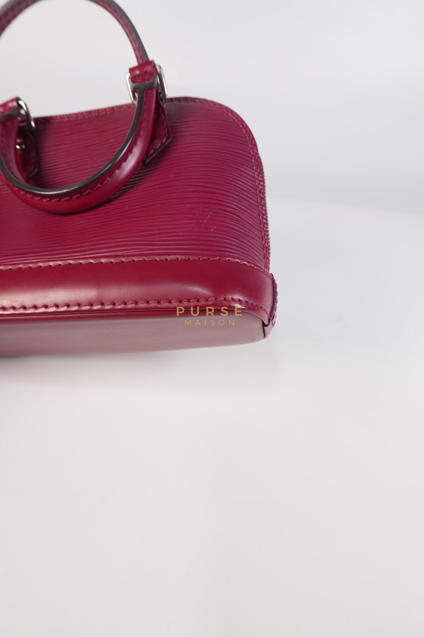 Alma Mini Red in Epi Leather (Date Code: SN4125) | Purse Maison Luxury Bags Shop