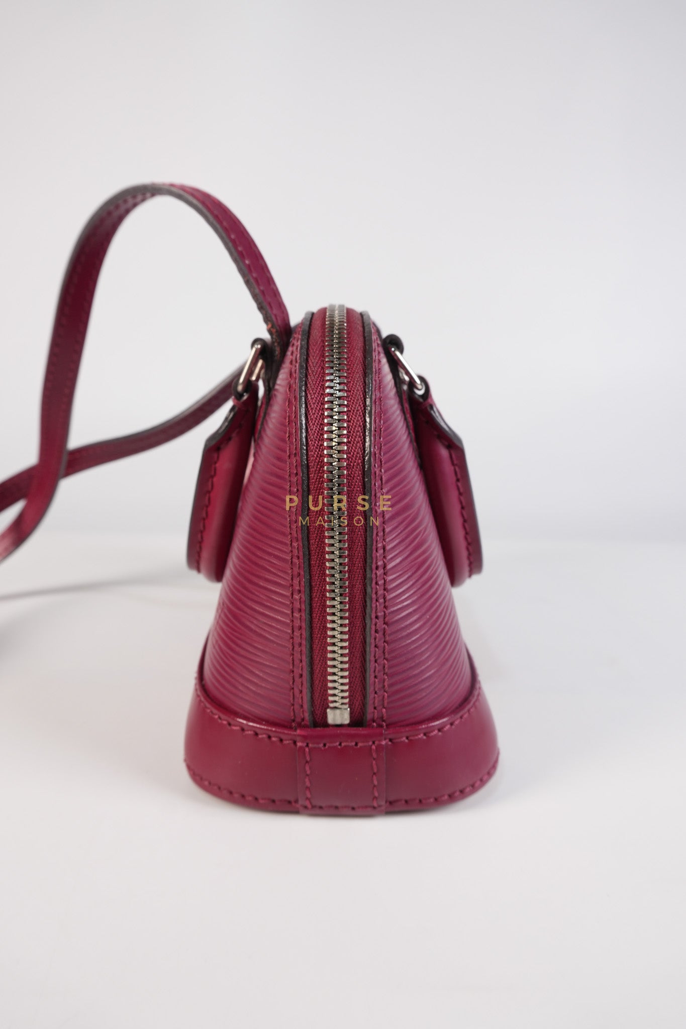 Alma Mini Red in Epi Leather (Date Code: SN4125) | Purse Maison Luxury Bags Shop