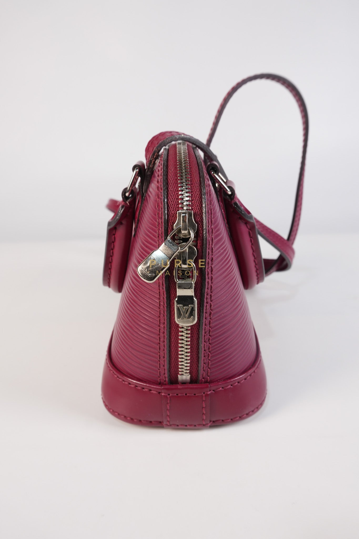 Alma Mini Red in Epi Leather (Date Code: SN4125) | Purse Maison Luxury Bags Shop