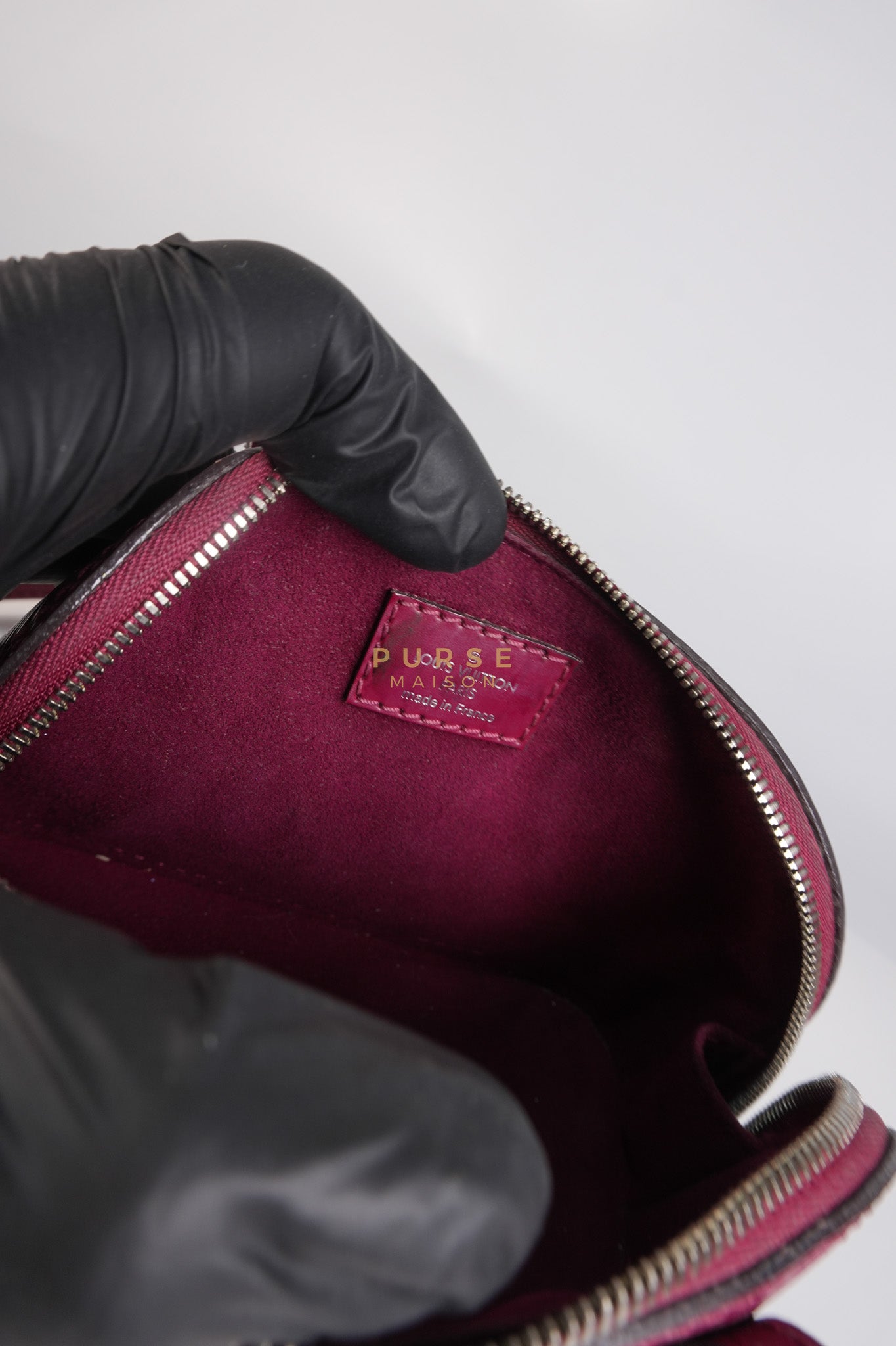 Alma Mini Red in Epi Leather (Date Code: SN4125) | Purse Maison Luxury Bags Shop