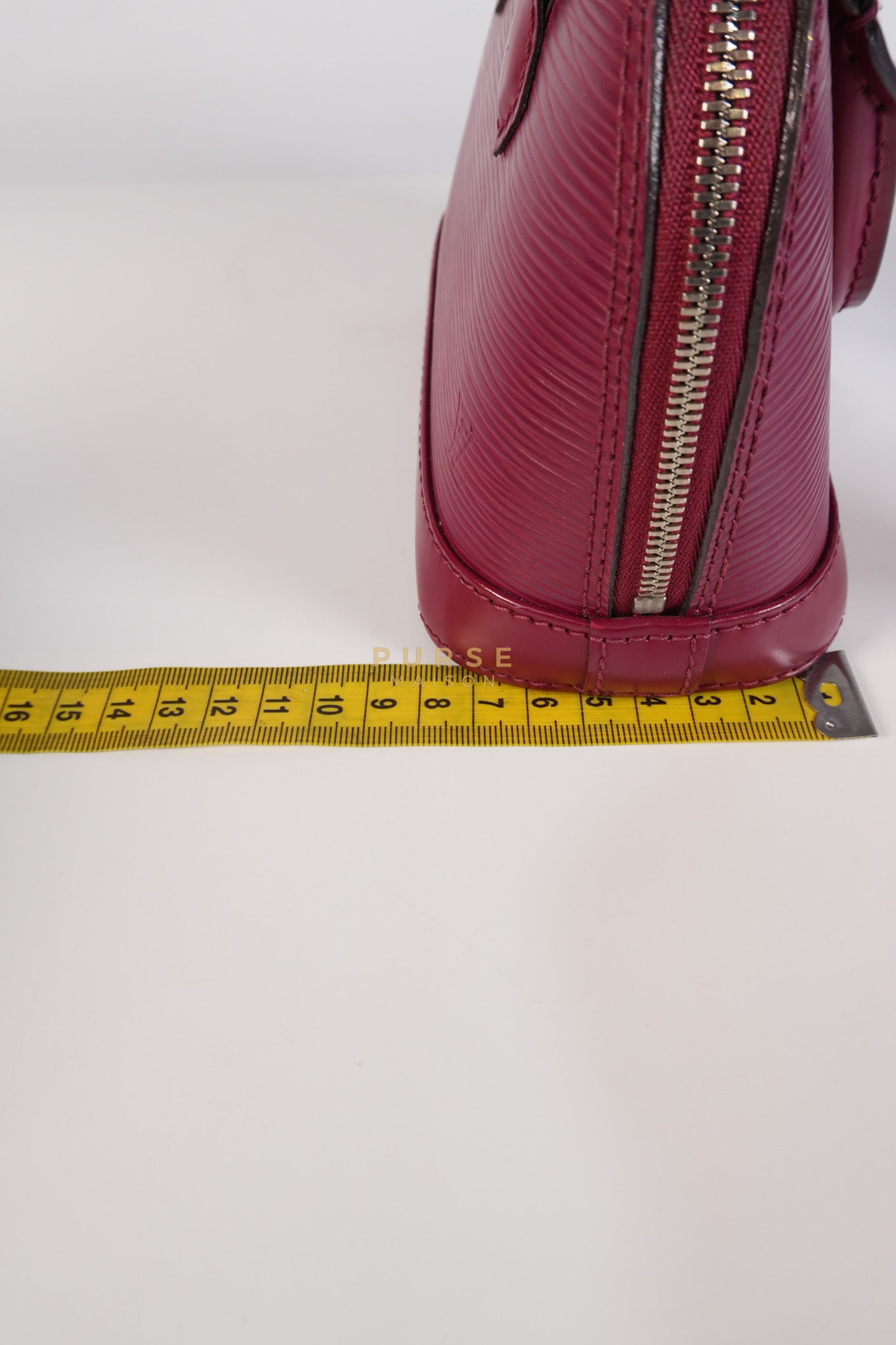 Alma Mini Red in Epi Leather (Date Code: SN4125) | Purse Maison Luxury Bags Shop