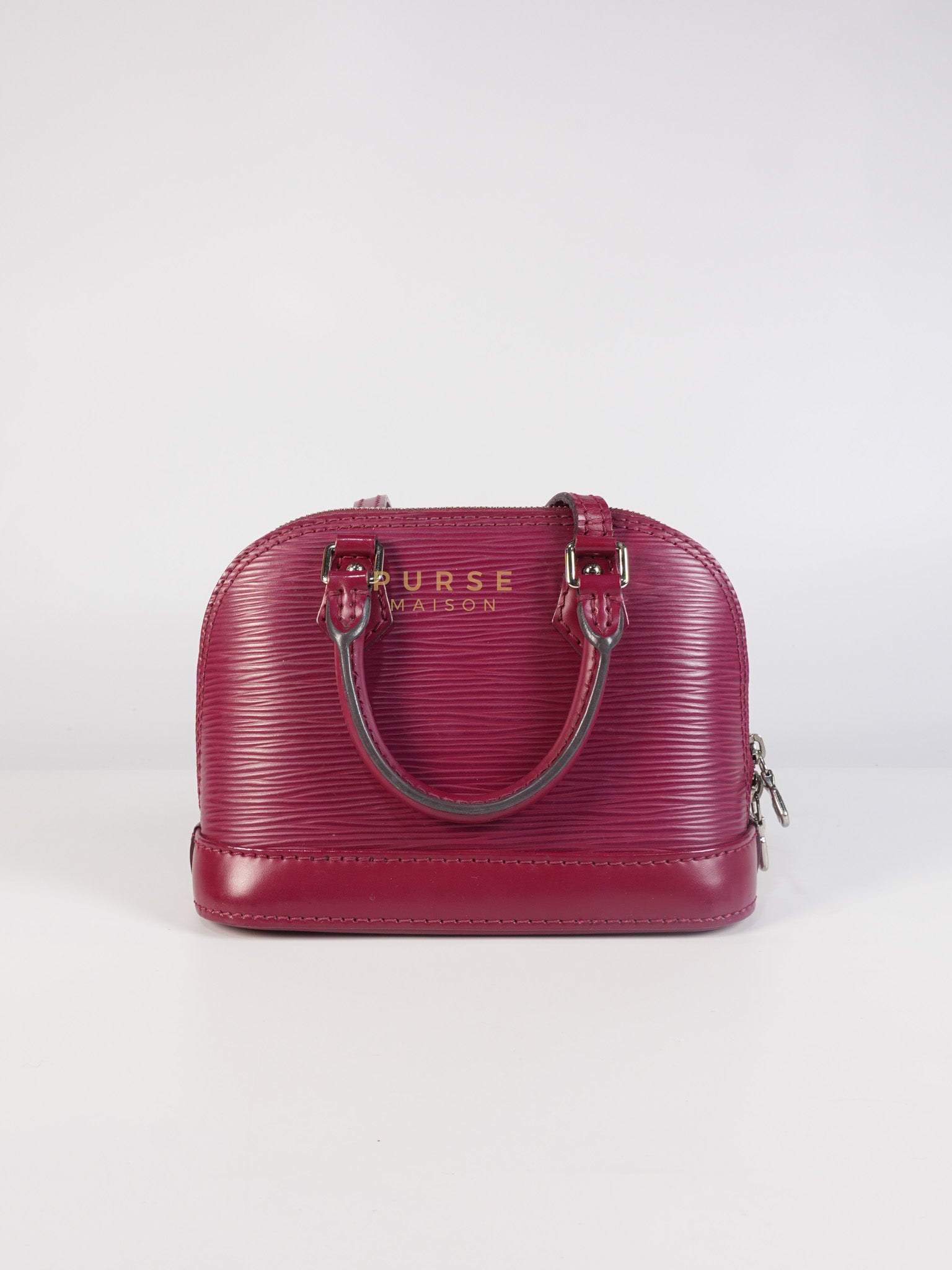 Alma Mini Red in Epi Leather (Date Code: SN4125) | Purse Maison Luxury Bags Shop