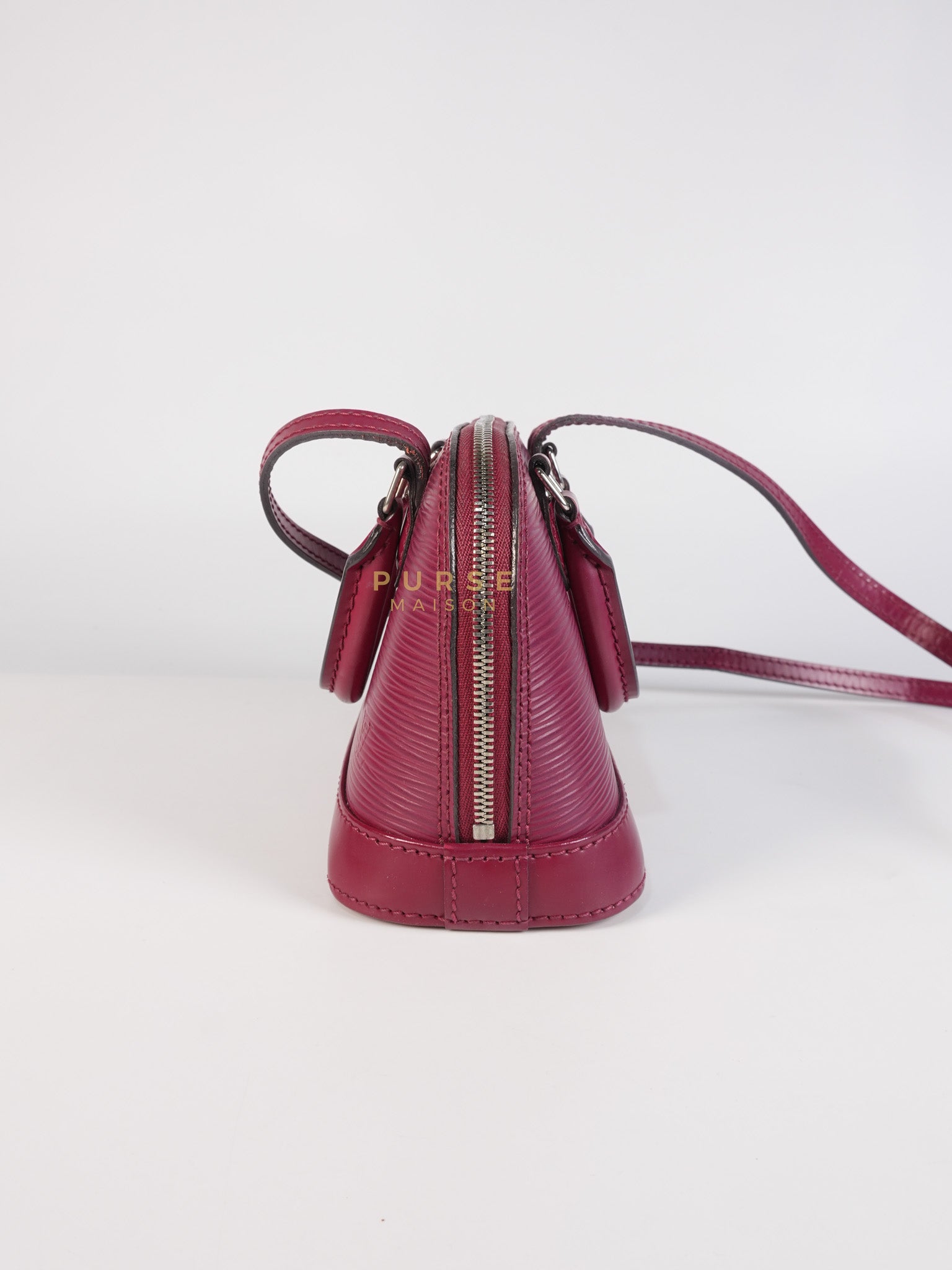 Alma Mini Red in Epi Leather (Date Code: SN4125) | Purse Maison Luxury Bags Shop