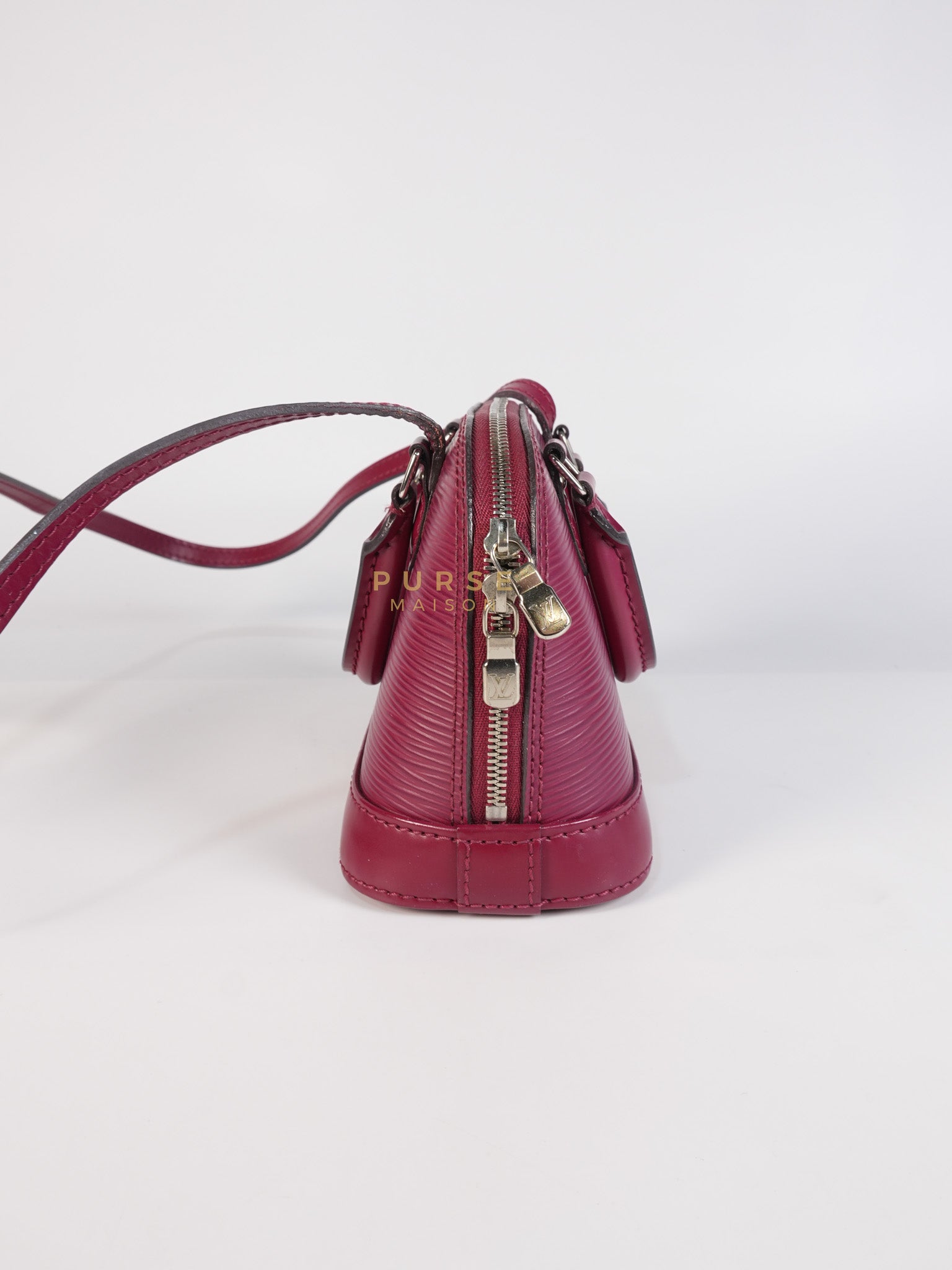 Alma Mini Red in Epi Leather (Date Code: SN4125) | Purse Maison Luxury Bags Shop