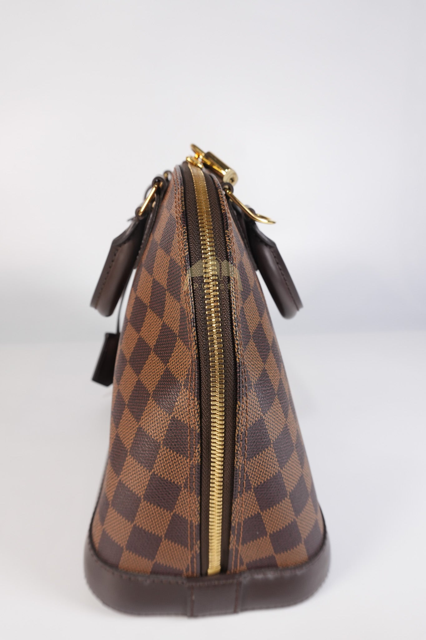 Alma PM in Damier Ebene Canvas (No Strap) (Microchip) | Purse Maison Luxury Bags Shop