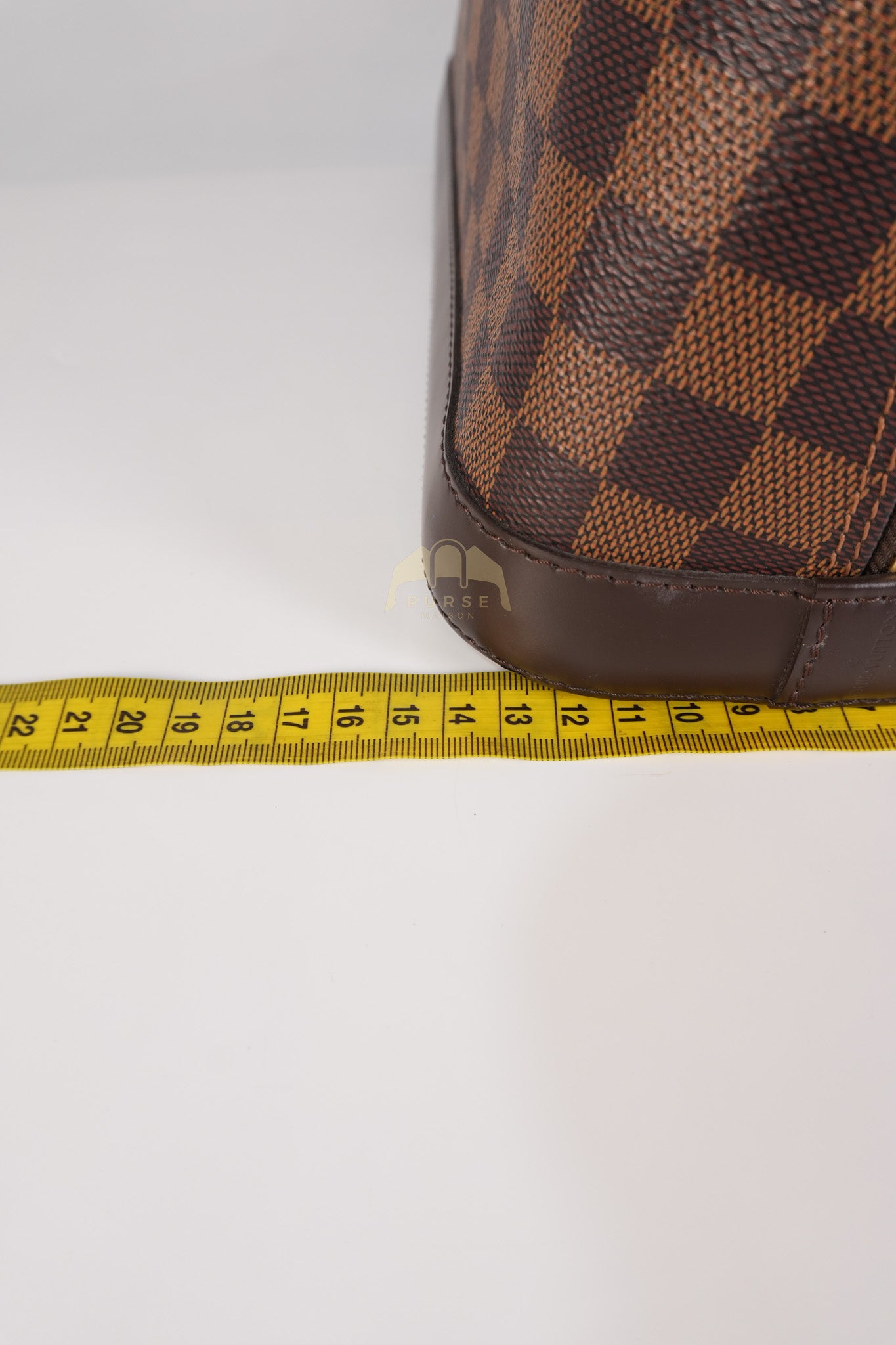 Alma PM in Damier Ebene Canvas (No Strap) (Microchip) | Purse Maison Luxury Bags Shop