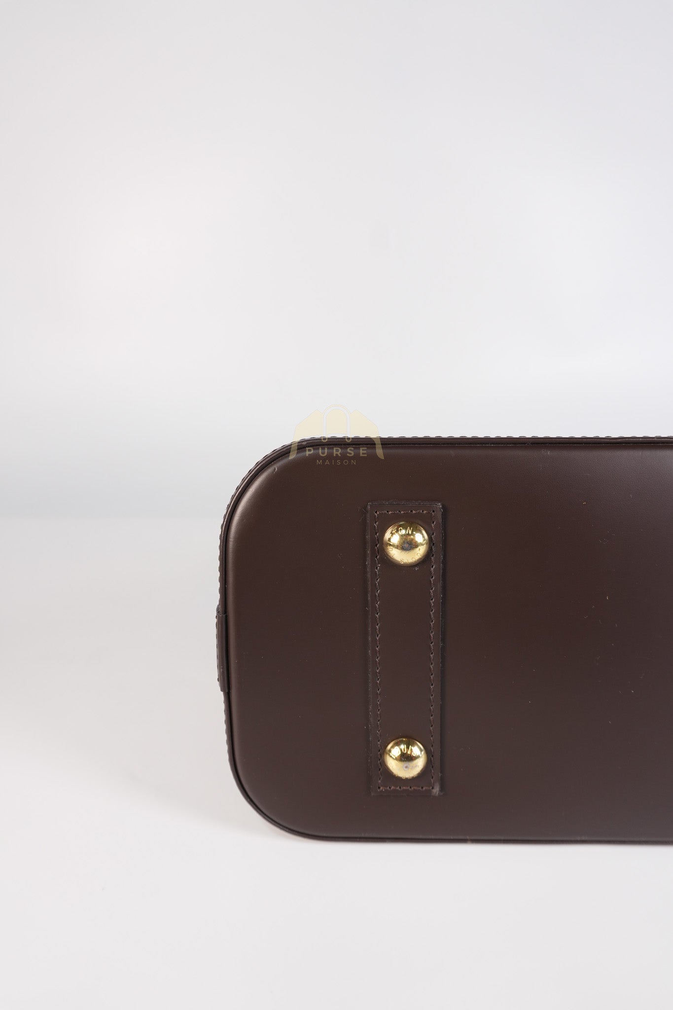 Alma PM in Damier Ebene Canvas (No Strap) (Microchip) | Purse Maison Luxury Bags Shop