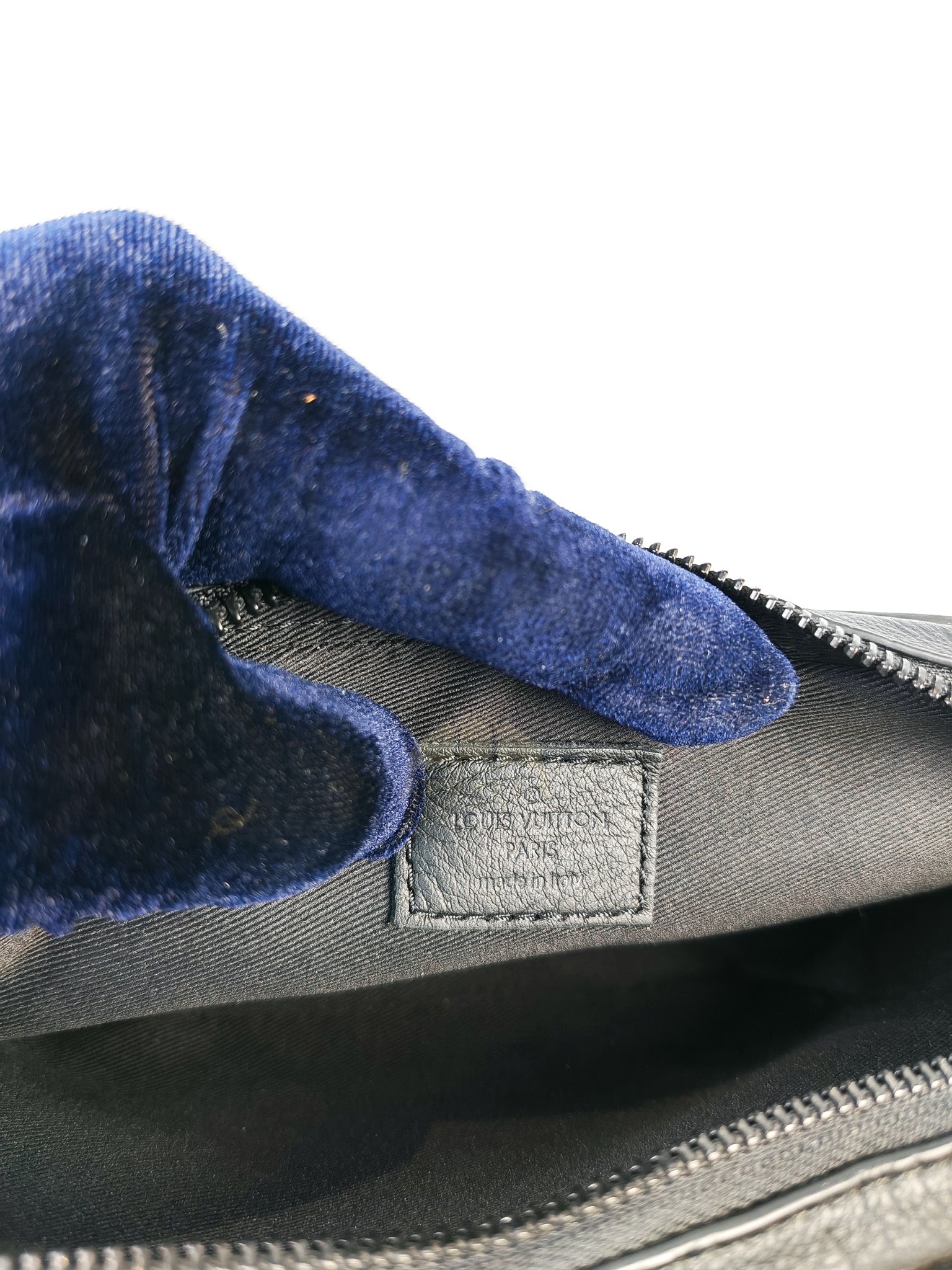 Alpha Wearable Wallet in Black Monogram Leather(Microchip) | Purse Maison Luxury Bags Shop