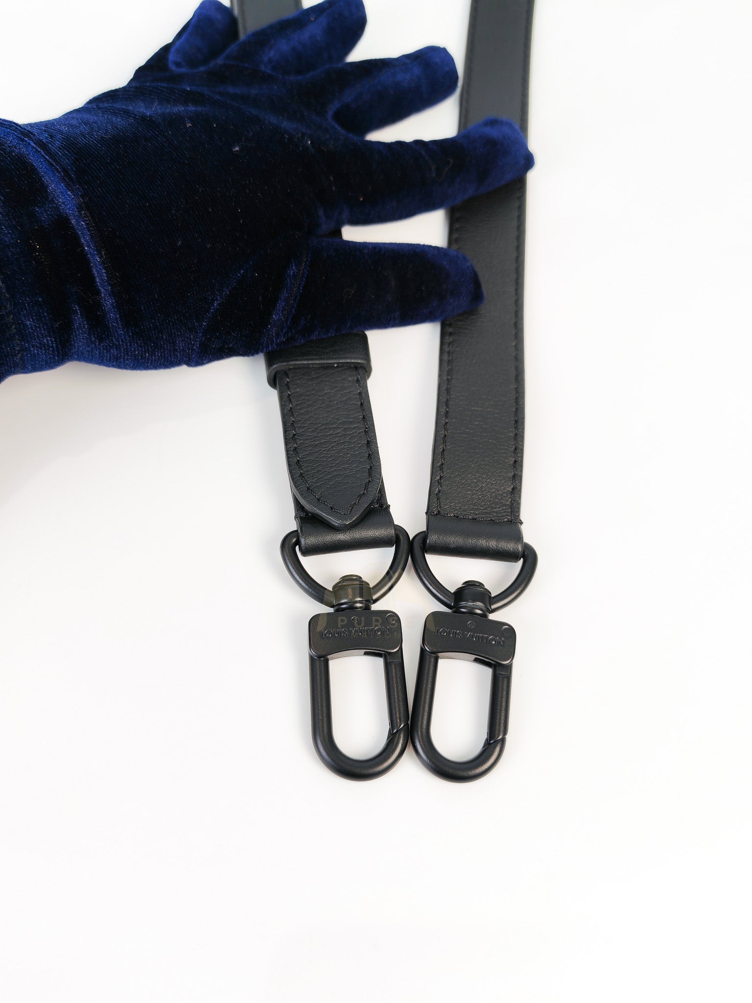 Alpha Wearable Wallet in Black Monogram Leather(Microchip) | Purse Maison Luxury Bags Shop