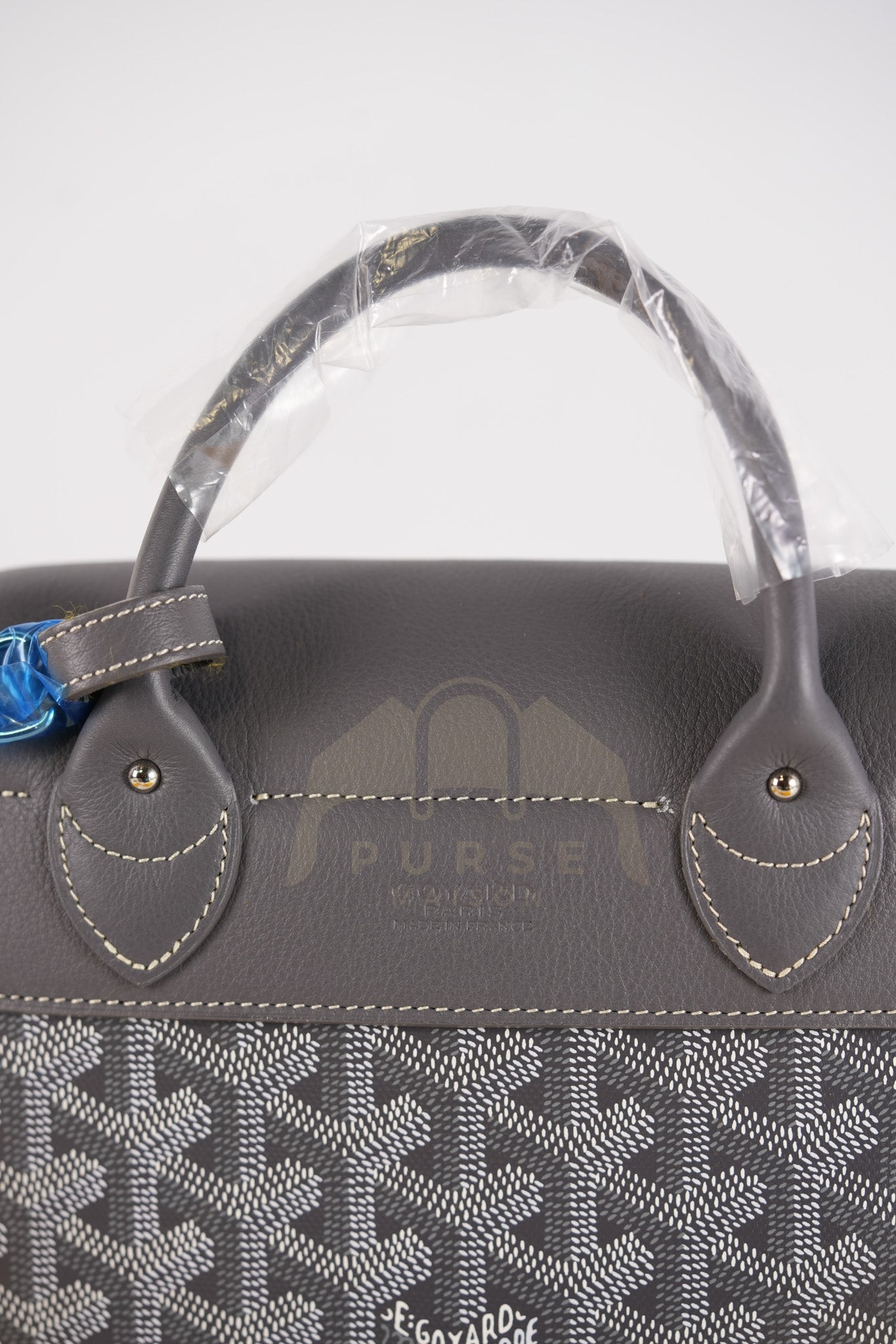 Alpin Mini Gray in Goyardine Canvas Backpack | Purse Maison Luxury Bags Shop