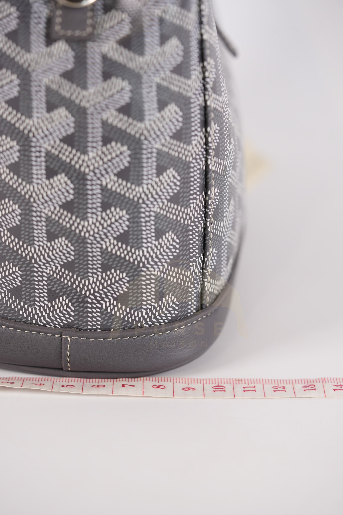 Alpin Mini Gray in Goyardine Canvas Backpack | Purse Maison Luxury Bags Shop