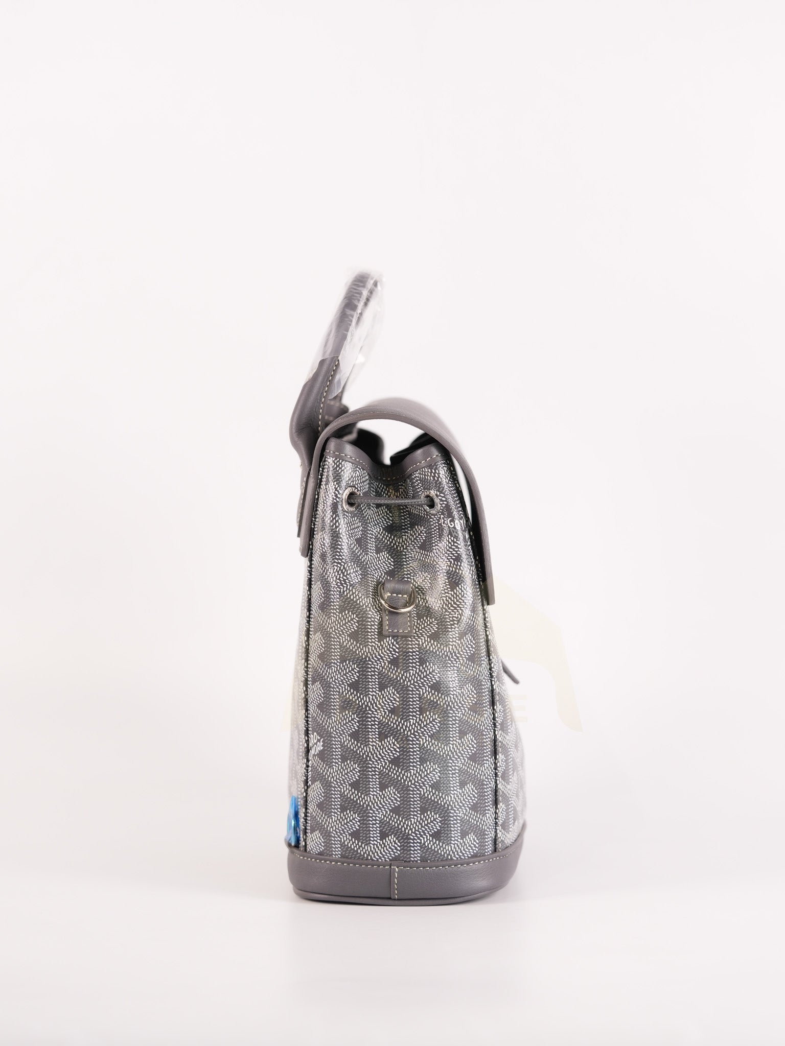Alpin Mini Gray in Goyardine Canvas Backpack | Purse Maison Luxury Bags Shop
