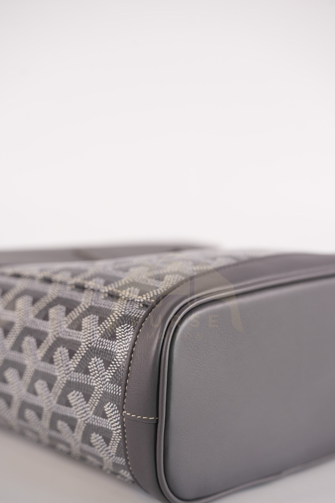 Alpin Mini Gray in Goyardine Canvas Backpack | Purse Maison Luxury Bags Shop