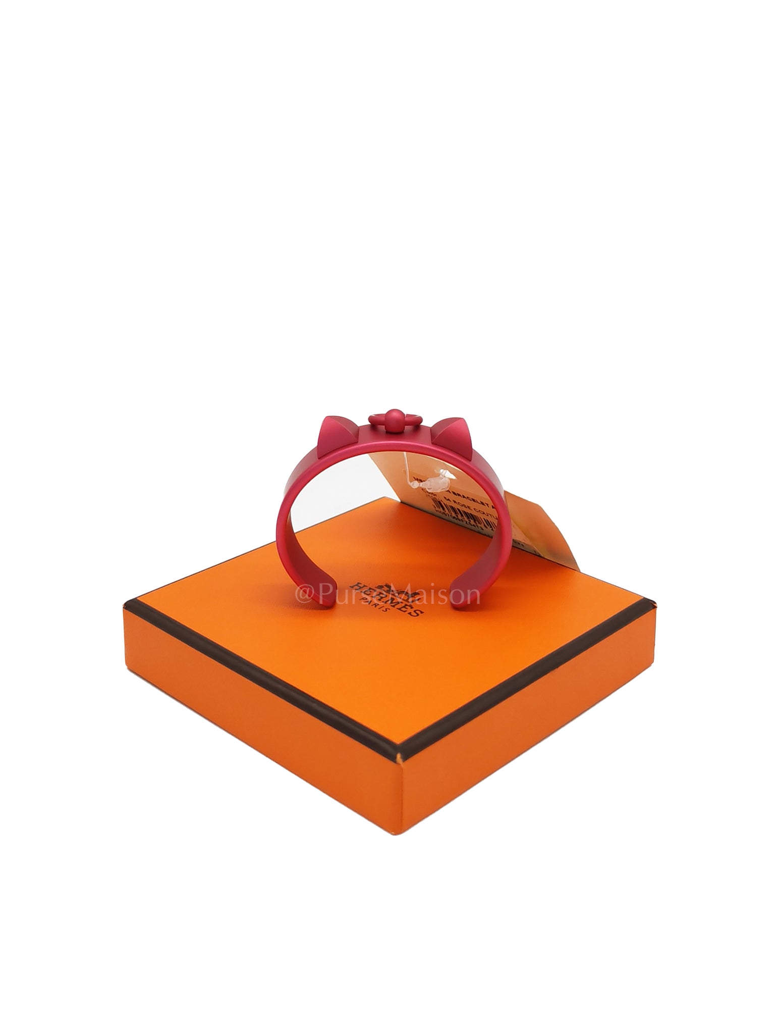 Aluminium Sunset Medor Bracelet in Rose Couture | Purse Maison Luxury Bags Shop