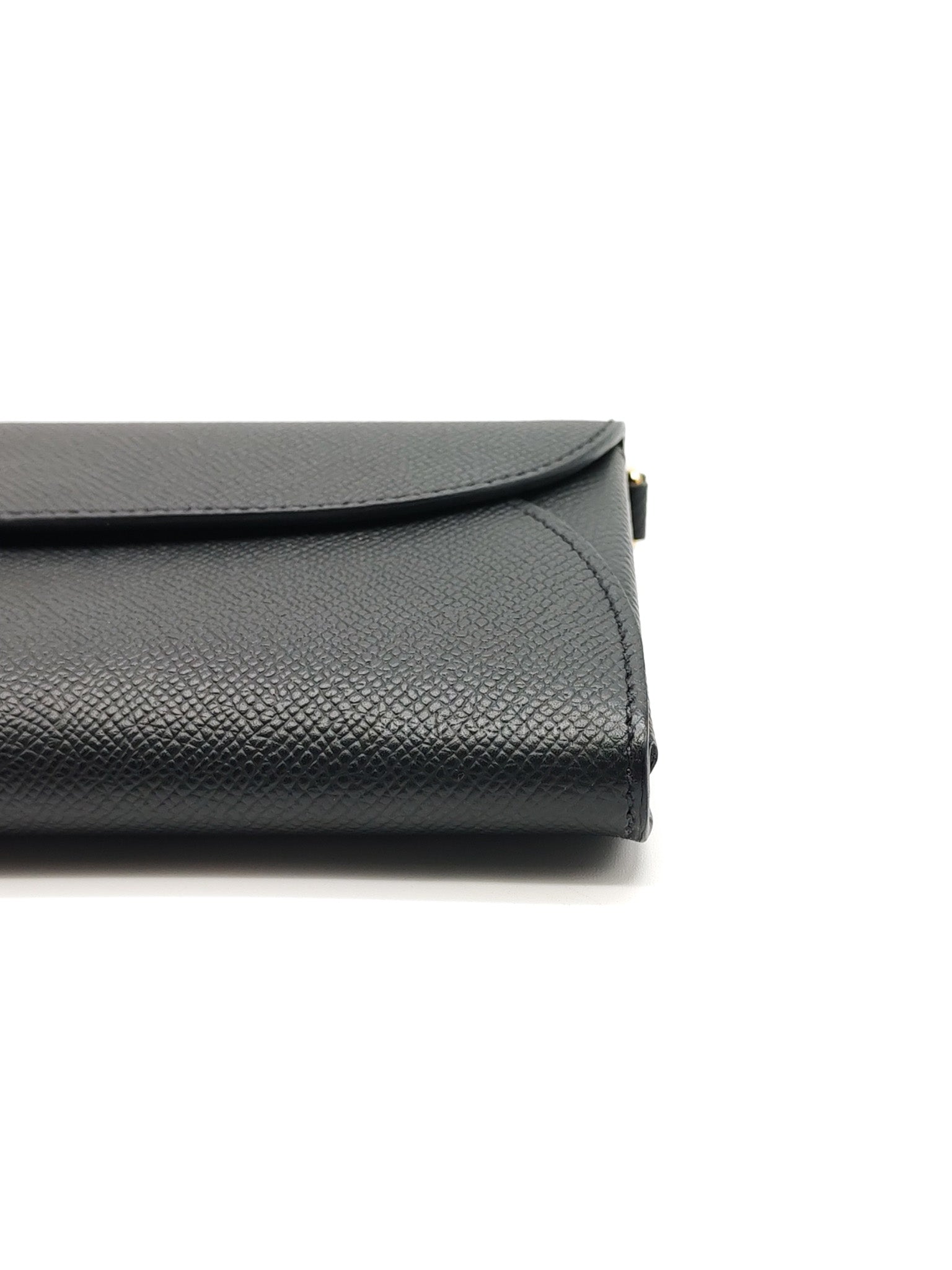 Maillon To Go in Black Epsom Leather & So Black/Gold Hardware Stamp W (2024)