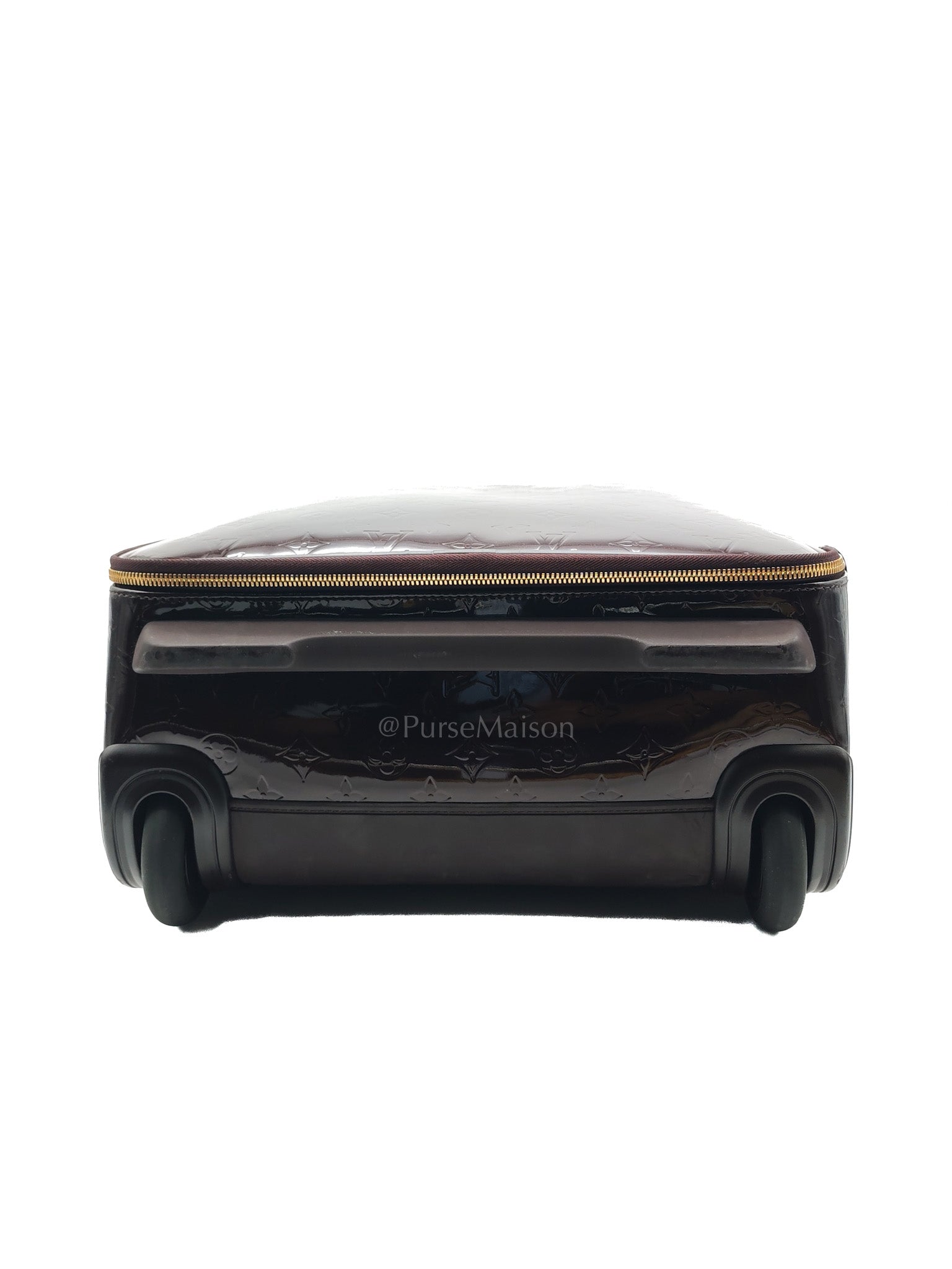 Amarante Monogram Vernis Pegase 45 Burgundy Patent Luggage (Date Code: MB4151) | Purse Maison Luxury Bags Shop