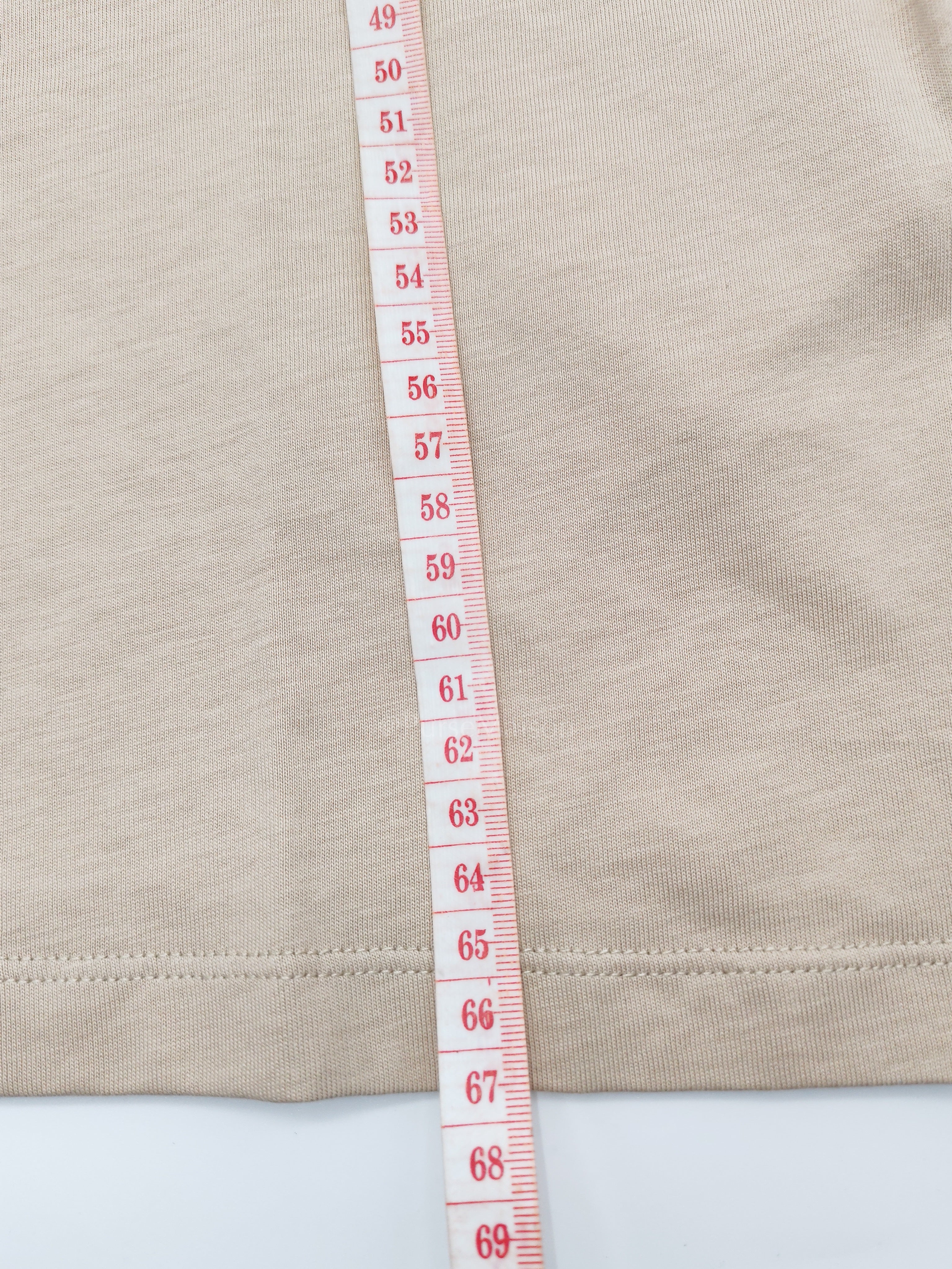Ami De Coeur Cotton T-Shirt in Beige Size Small | Purse Maison Luxury Bags Shop