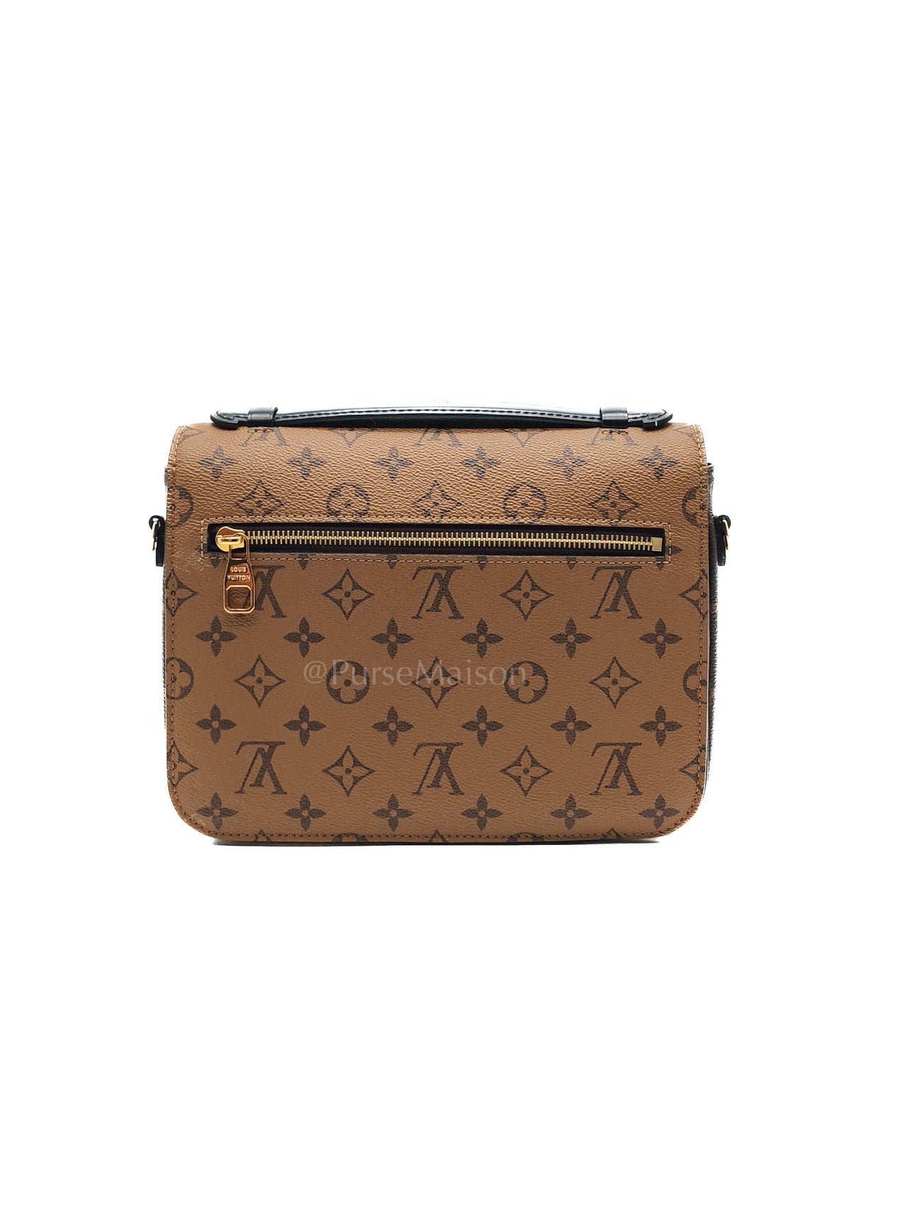 Metis in Reverse Monogram Canvas Crossbody Bag (Microchip)