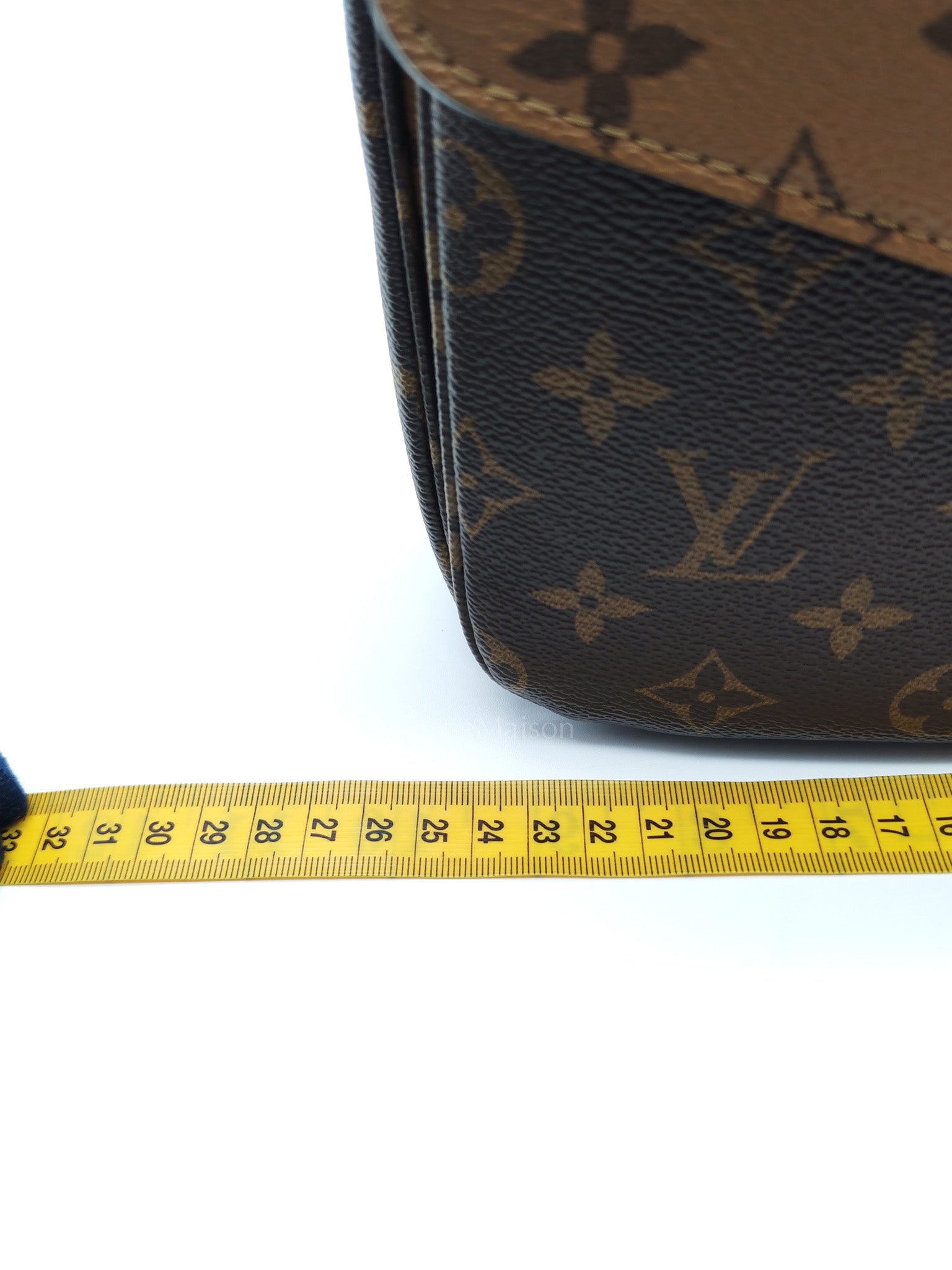 Metis in Reverse Monogram Canvas Crossbody Bag (Microchip)