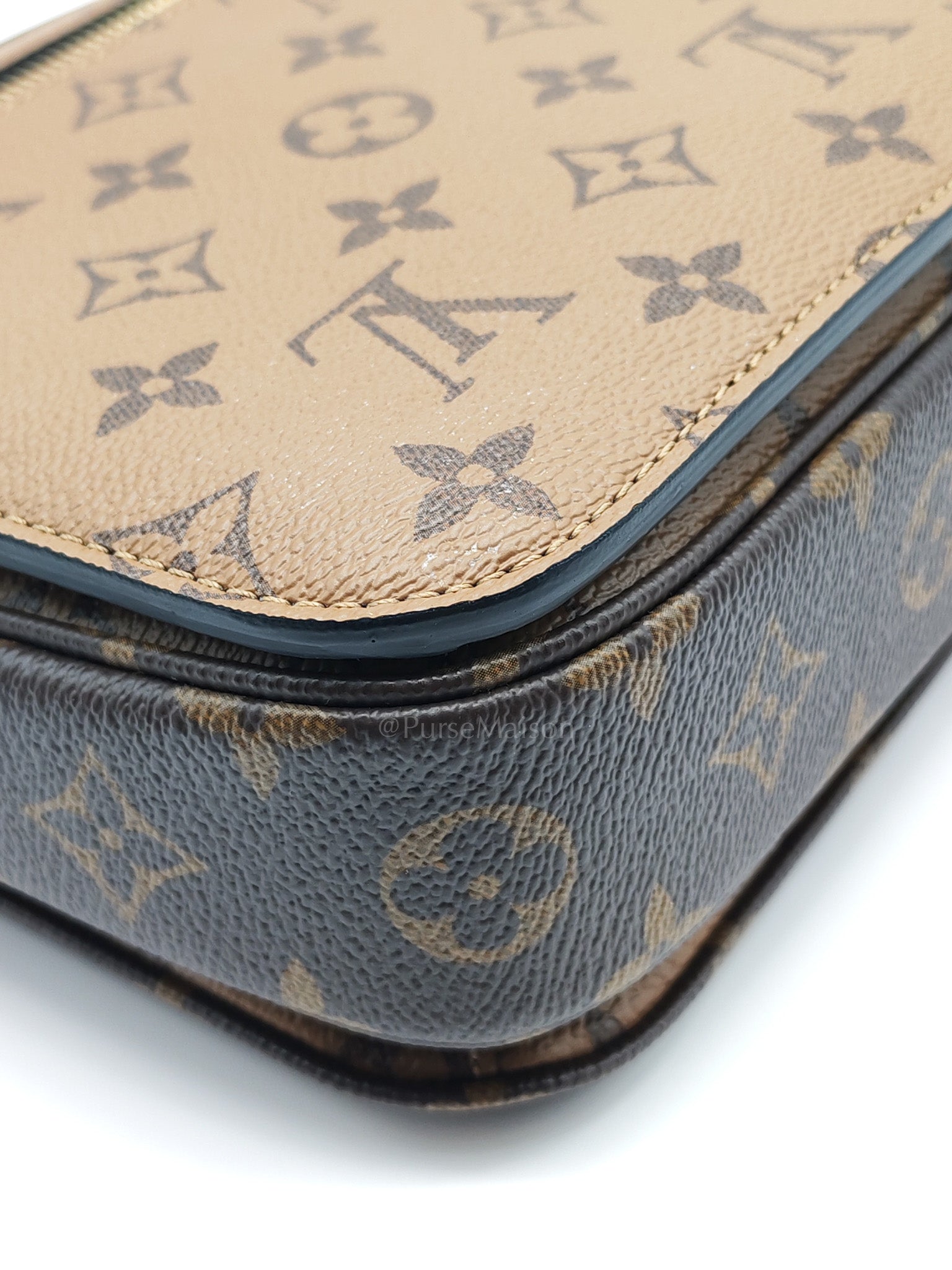 Metis in Reverse Monogram Canvas Crossbody Bag (Microchip)