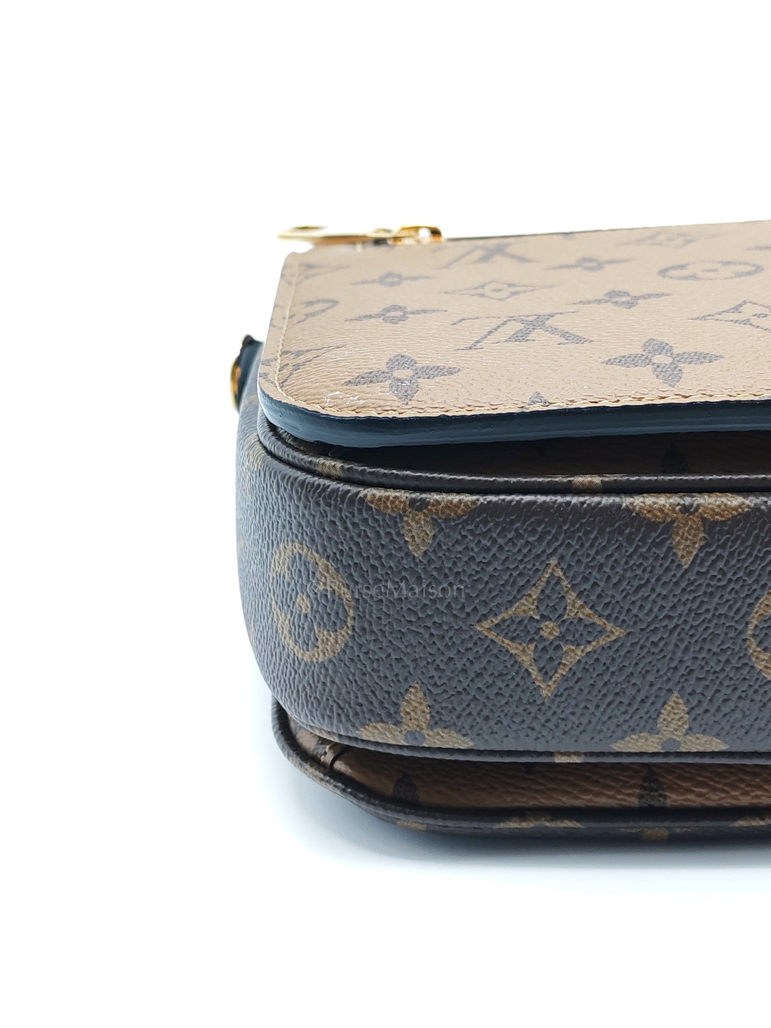 Metis in Reverse Monogram Canvas Crossbody Bag (Microchip)