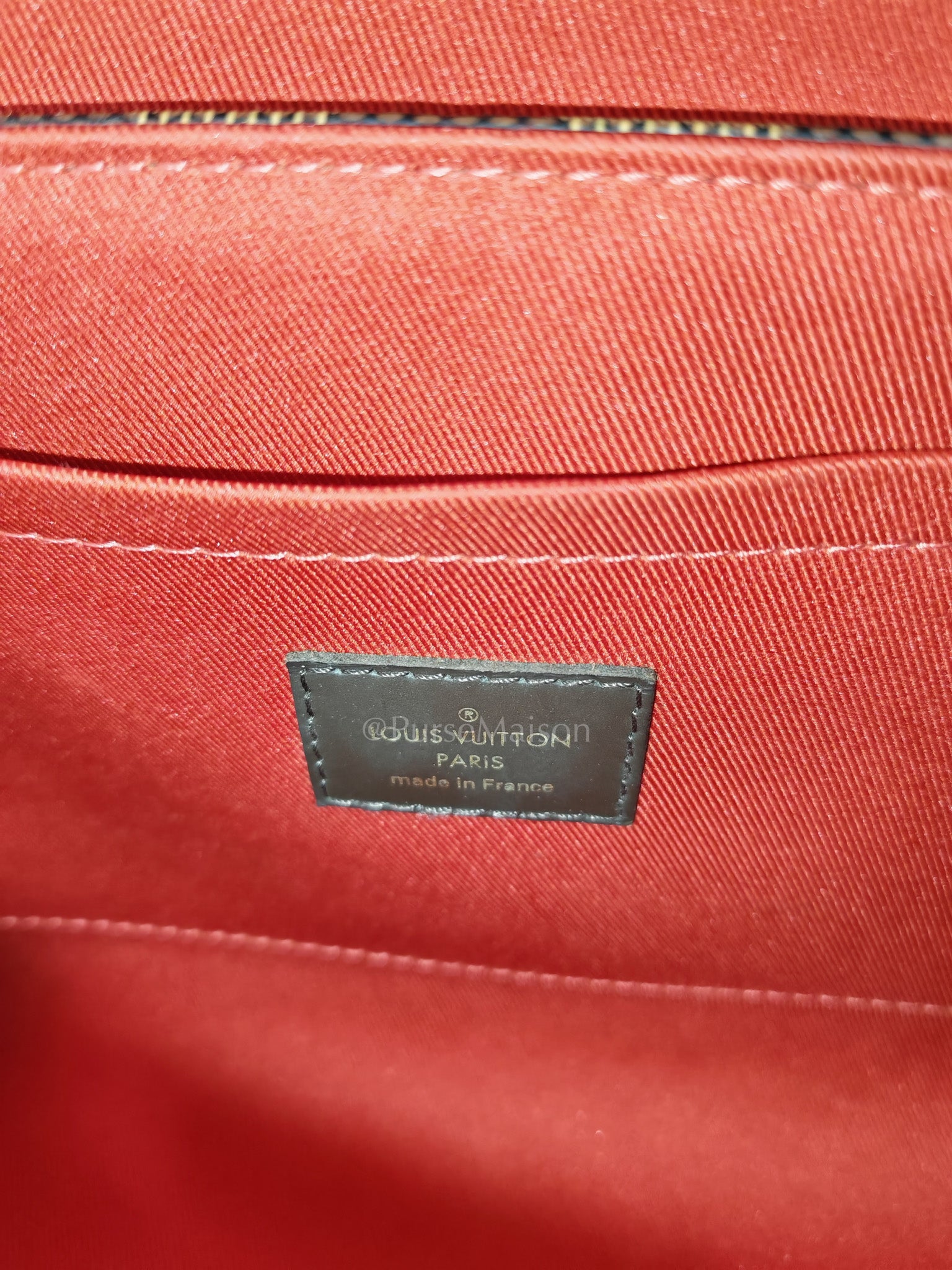 Croisette In Damier Ebene Canvas & Gold Hardware (Datecode: TR4147)