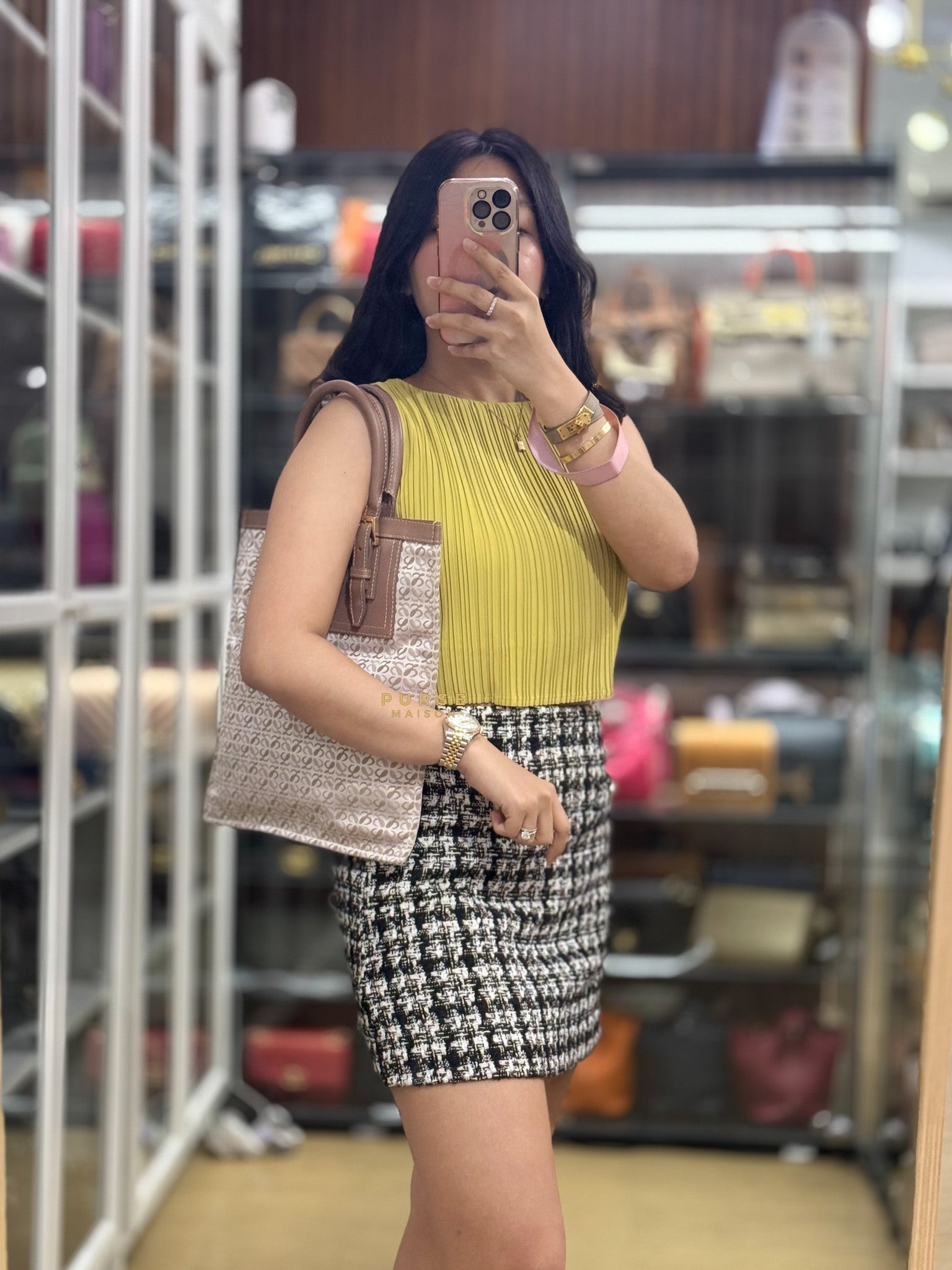 Anagram Canvas Tote Bag | Purse Maison Luxury Bags Shop