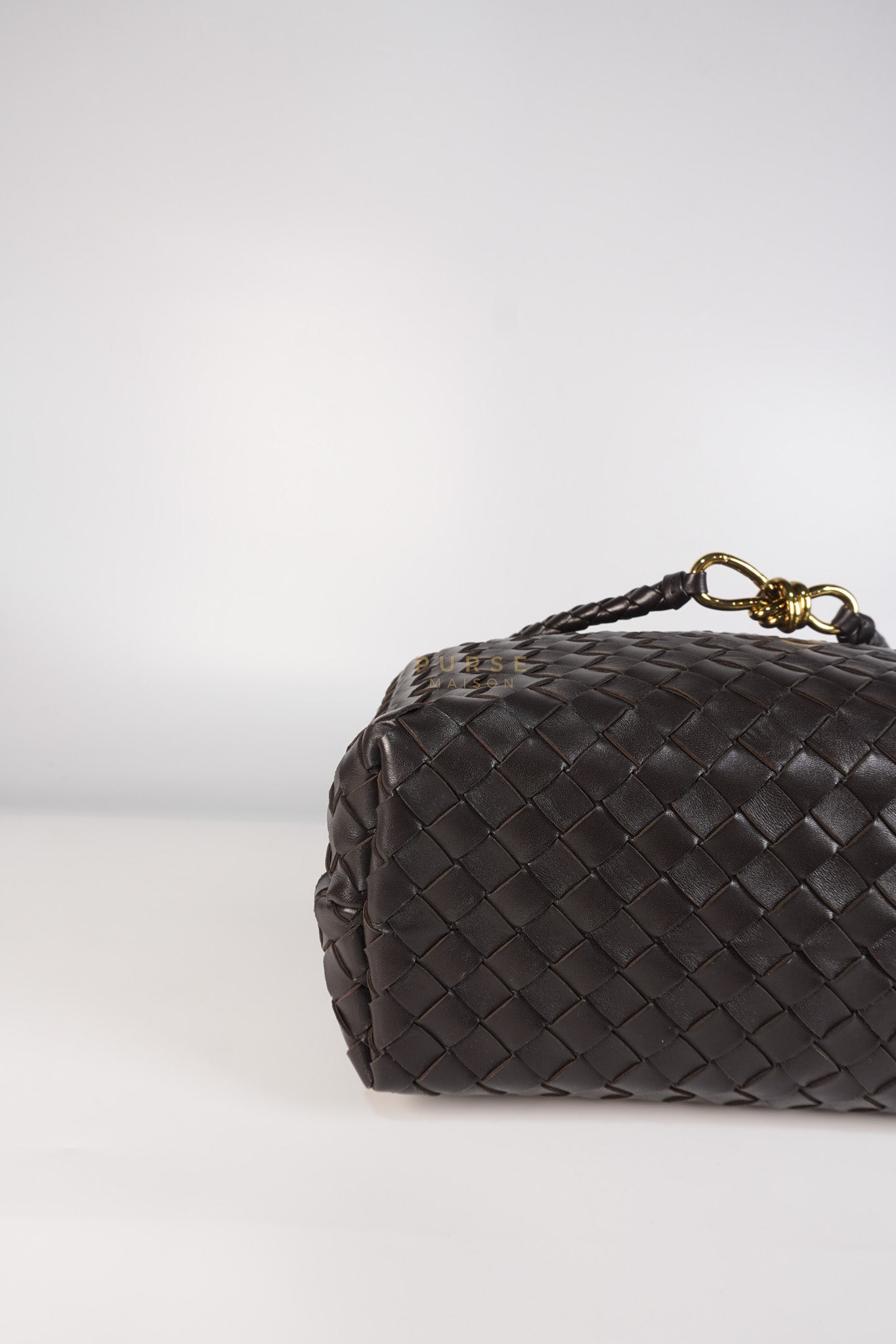 Andiamo Medium in Fondant Intrecciato Nappa Leather | Purse Maison Luxury Bags Shop