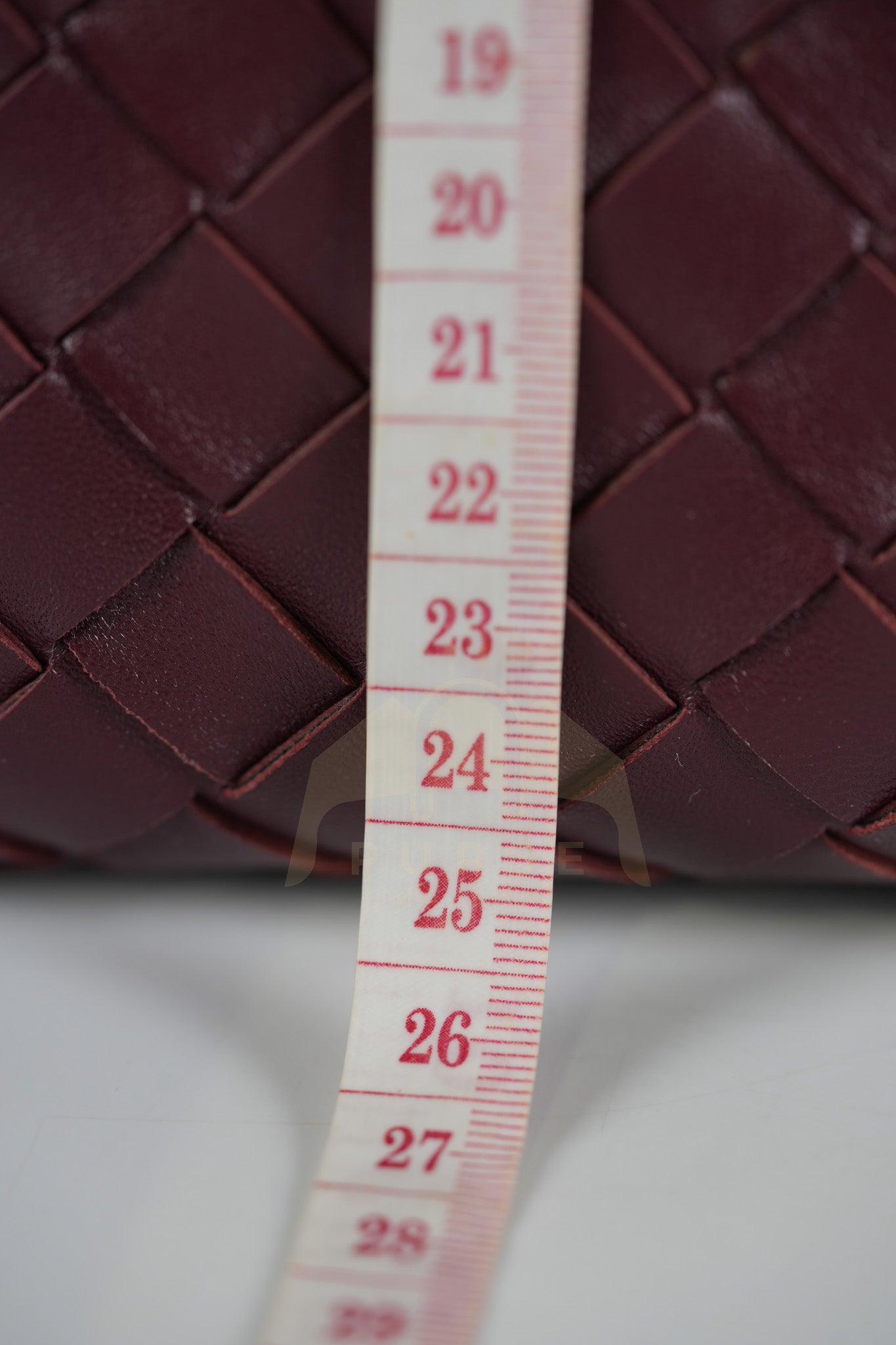 Andiamo Small in Burgundy Nappa Intrecciato Leather Shoulder Bag | Purse Maison Luxury Bags Shop