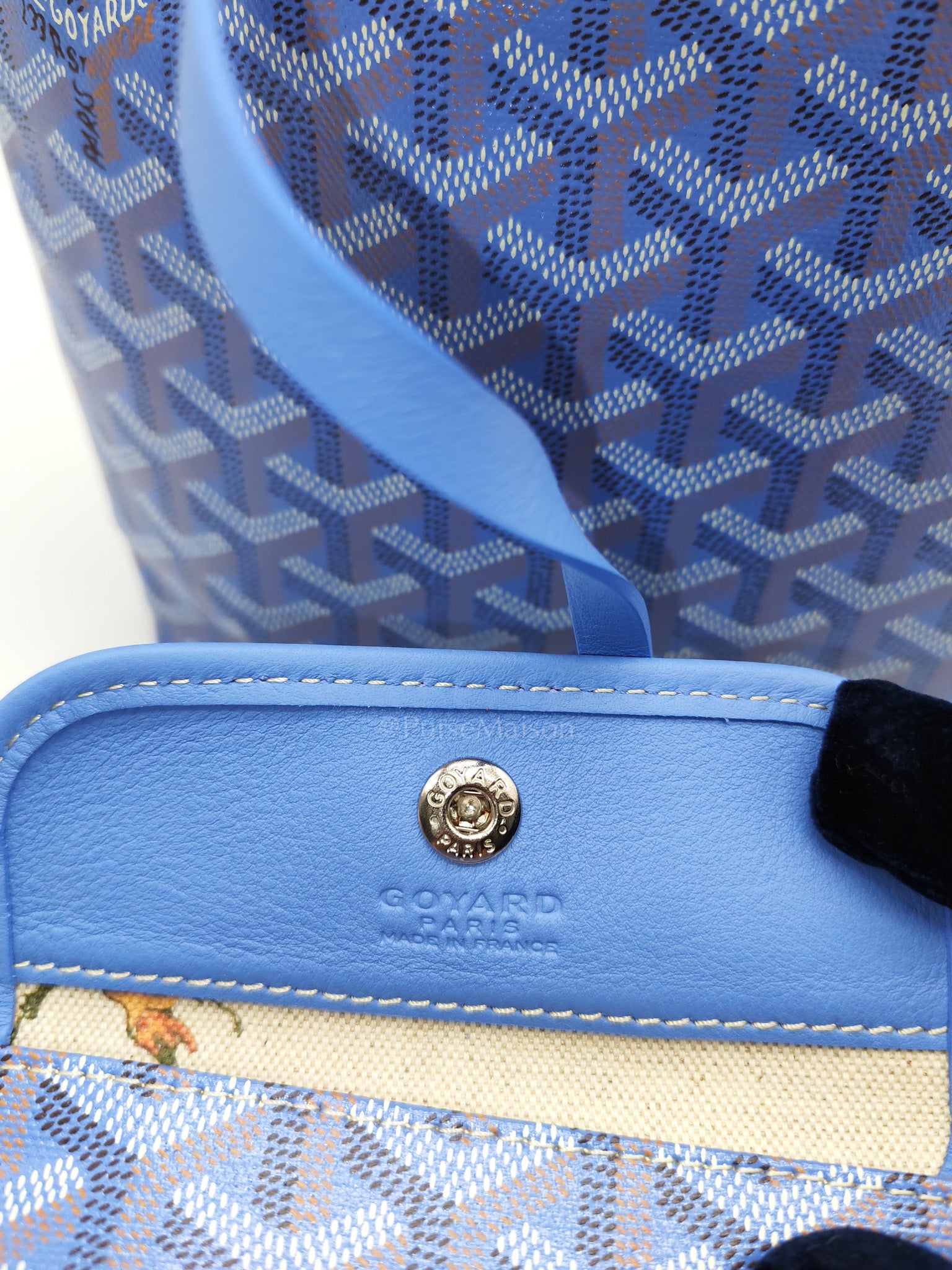 Mini Anjou in Iris/Fuchsia Goyardine Coated Canvas (2025 Limited Edition)