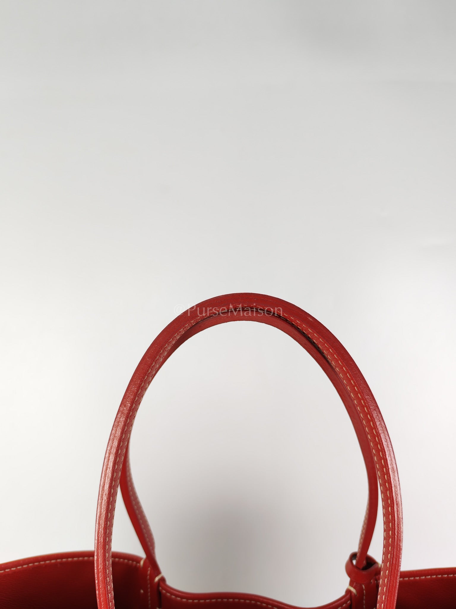 Anjou PM Bag in Red Goyardine Canvas | Purse Maison Luxury Bags Shop